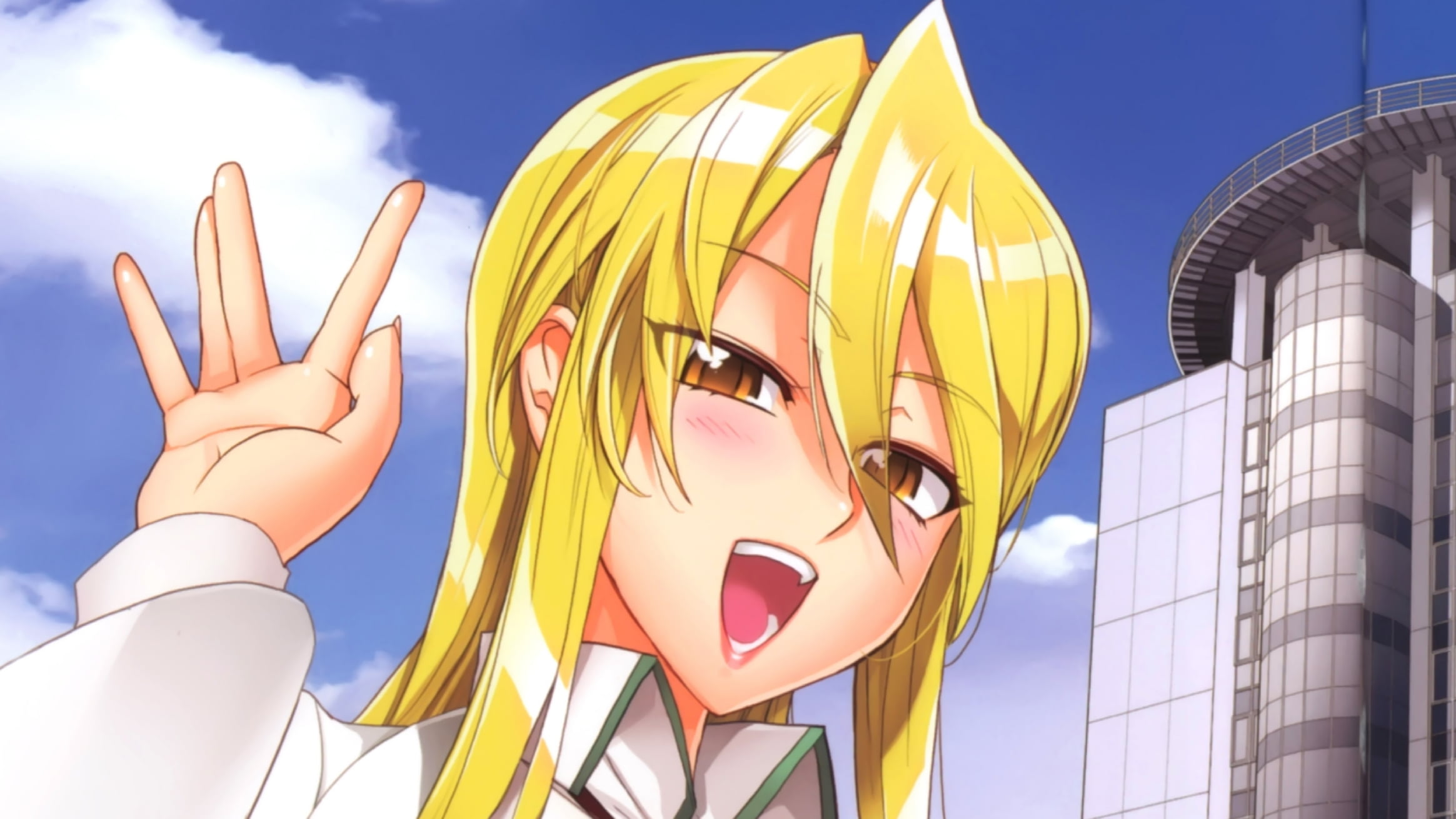 Shizuka Marikawa, Anime, 1080P, Highschool Of The Dead, HD Wallpaper
