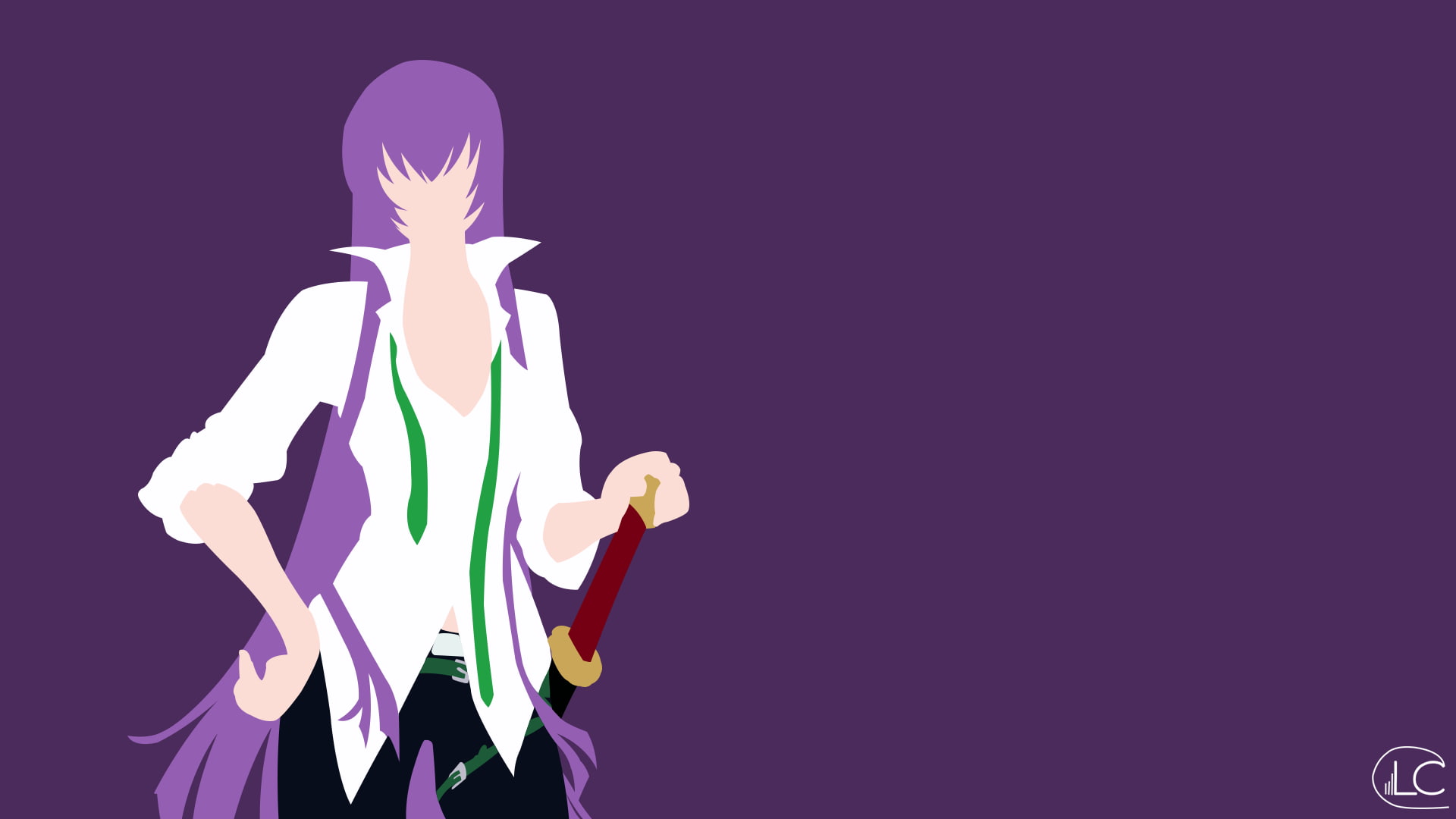 anime girls, Busujima Saeko, 1080P, Highschool of the Dead, HD Wallpaper