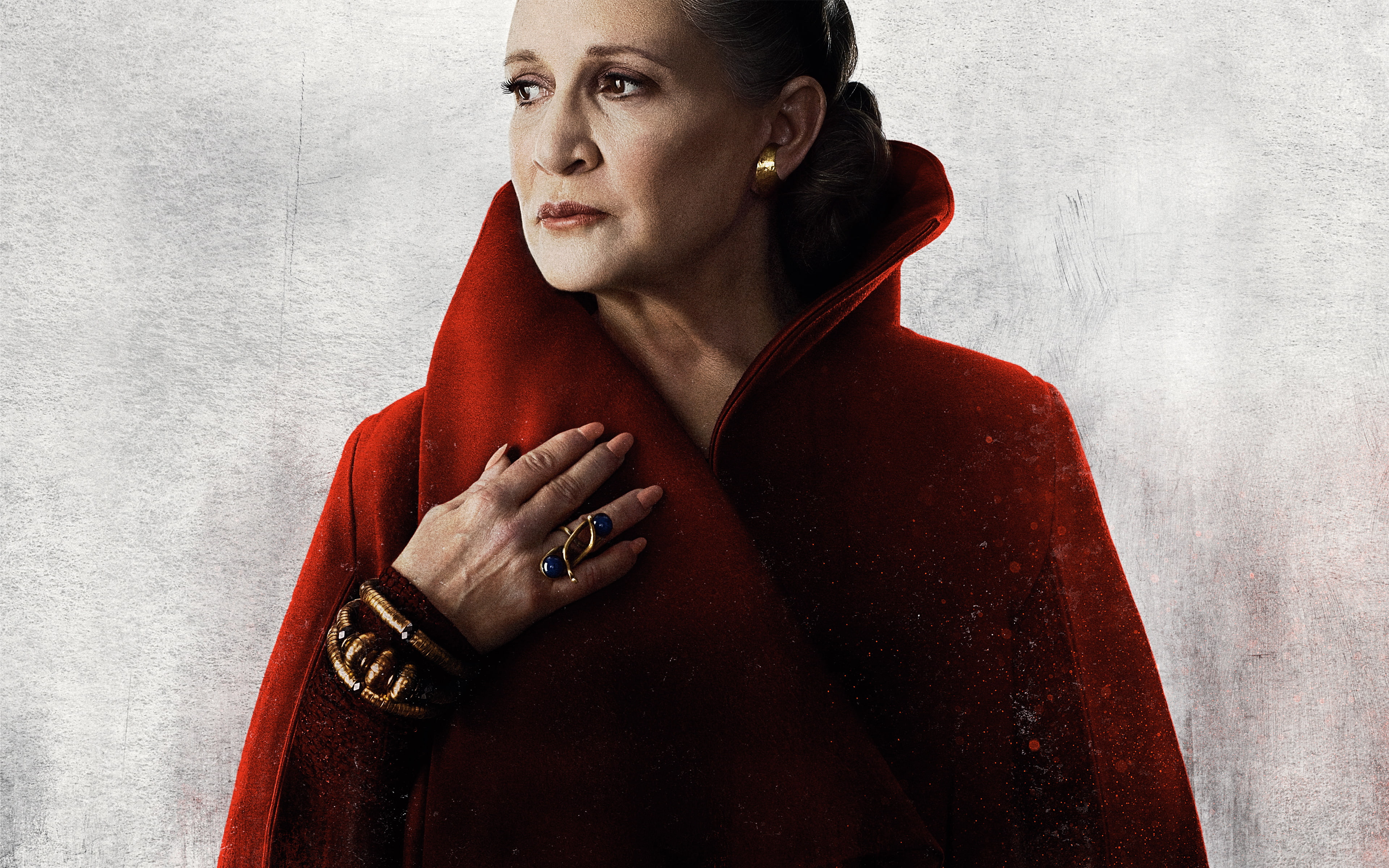 Star, Jedi, Leia, Fisher, Last, Wars, 4K, The, Carrie, k, HD Wallpaper