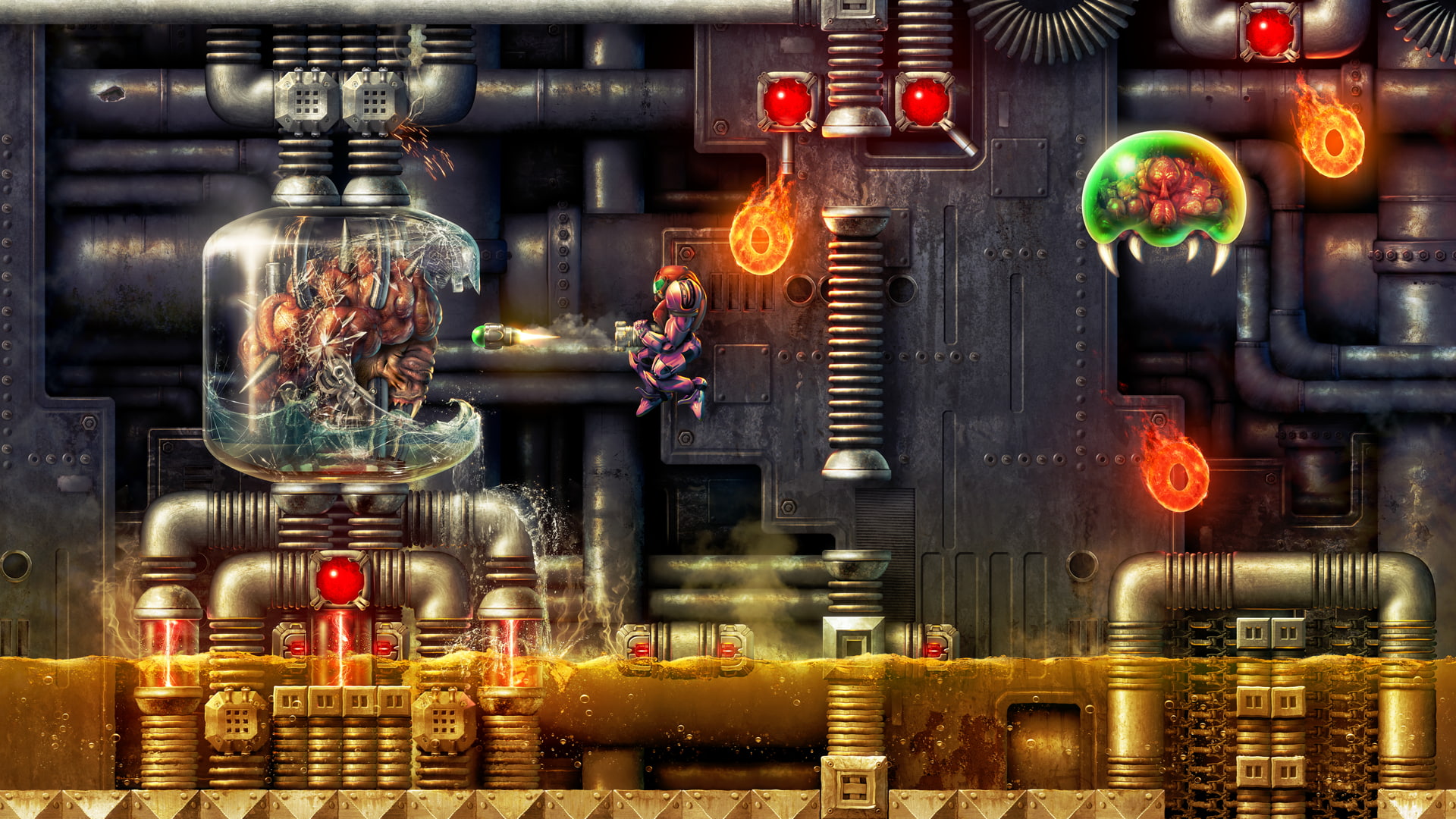 1080P, Super Metroid, metroidvania, Samus Aran, HD Wallpaper