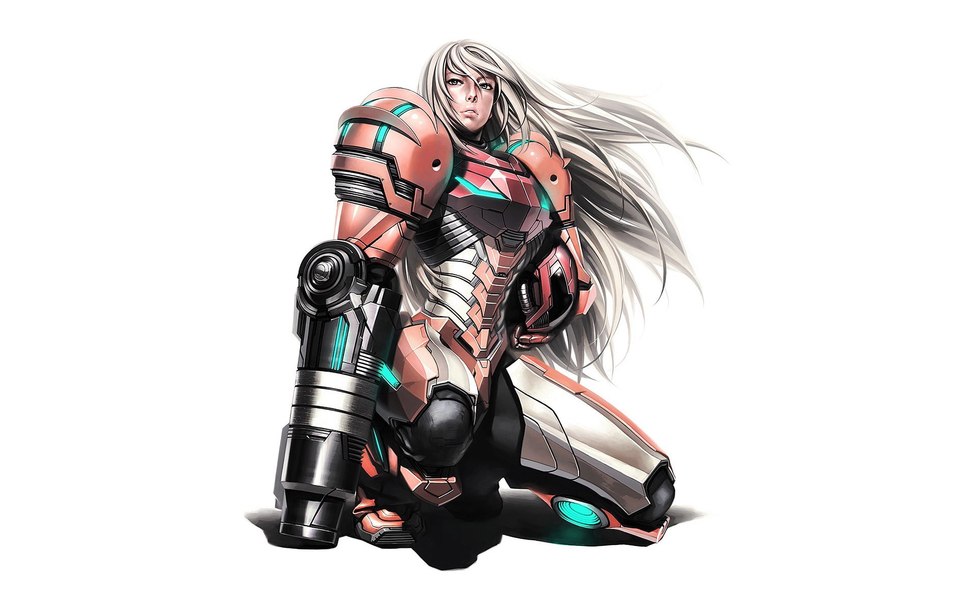 Metroid Prime, Samus Aran, fan art, Nintendo, video games, Metroid, 1080P, HD Wallpaper