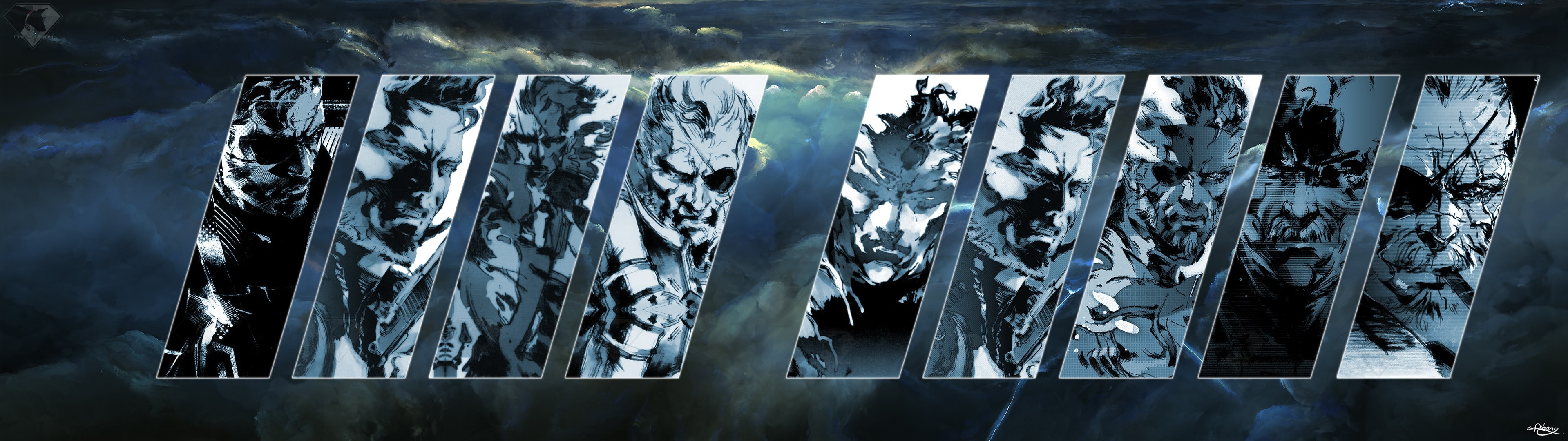 water, transparent, nature, day, no people, sport, outdoors, close-up, motion, big boss solid snake solidus snake liquid snake artwork naked snake chelpi boy metal gear solid, HD Wallpaper