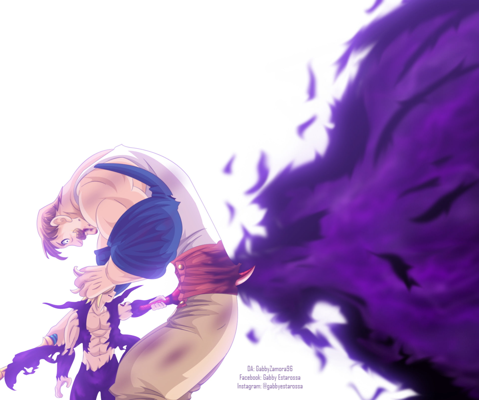 Meliodas (The Seven Deadly Sins), 1080P, The Seven Deadly Sins, Anime, Escanor (The Seven Deadly Sins), HD Wallpaper