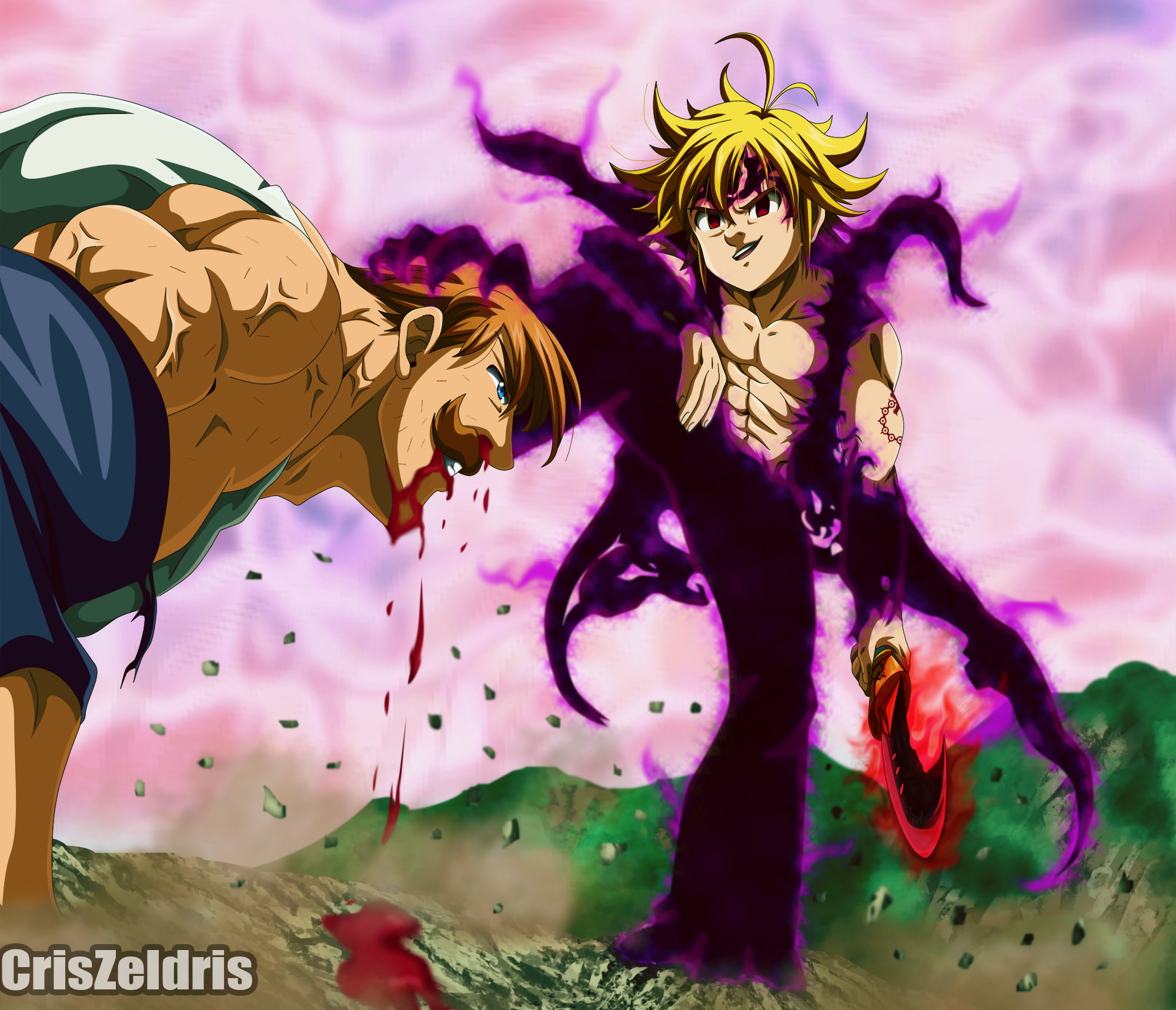 Escanor (The Seven Deadly Sins), The Seven Deadly Sins, Anime, Meliodas (The Seven Deadly Sins), 1080P, HD Wallpaper
