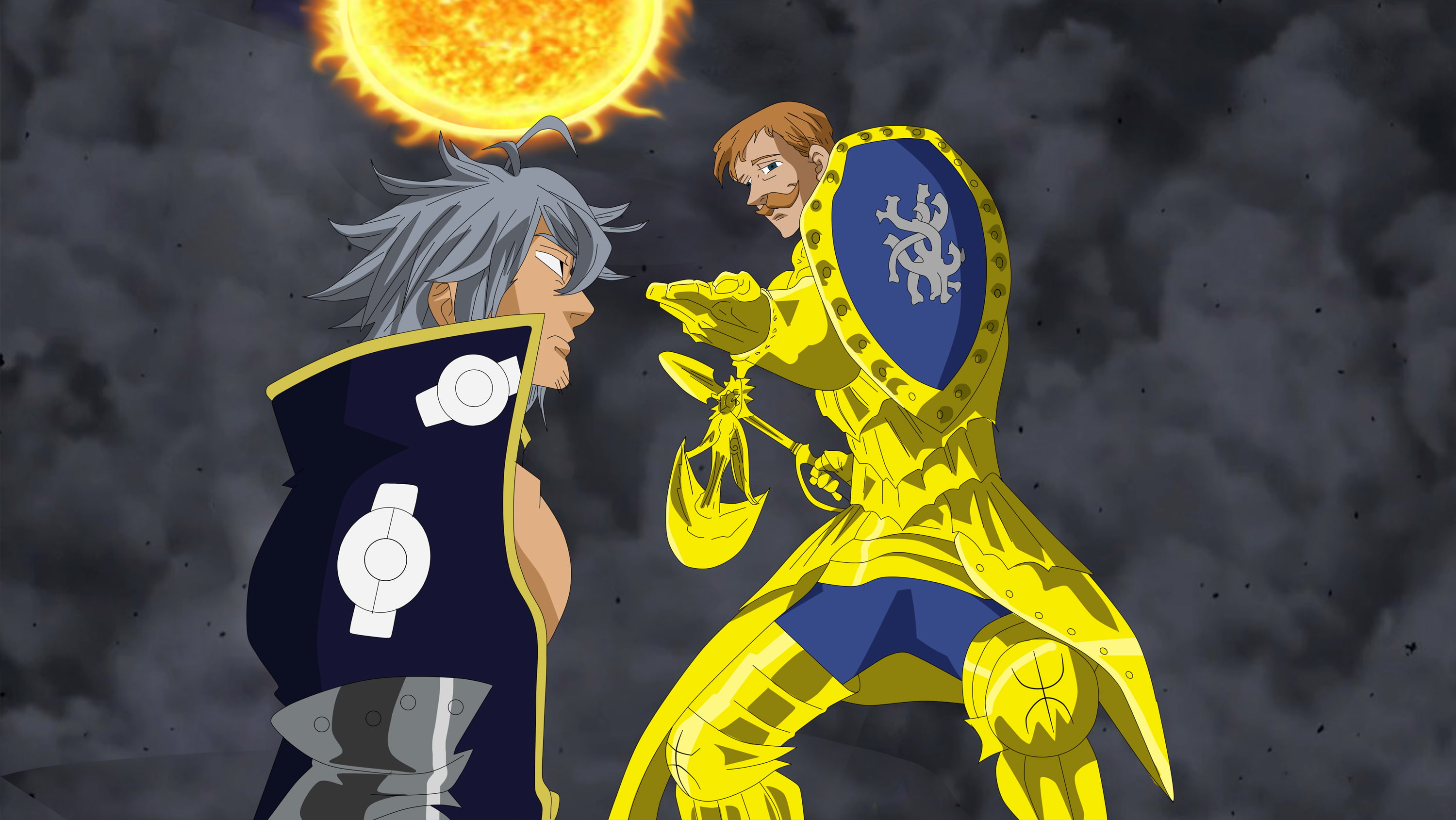Escanor (The Seven Deadly Sins), Anime, 2K, Estarossa (The Seven Deadly Sins), The Seven Deadly Sins, HD Wallpaper