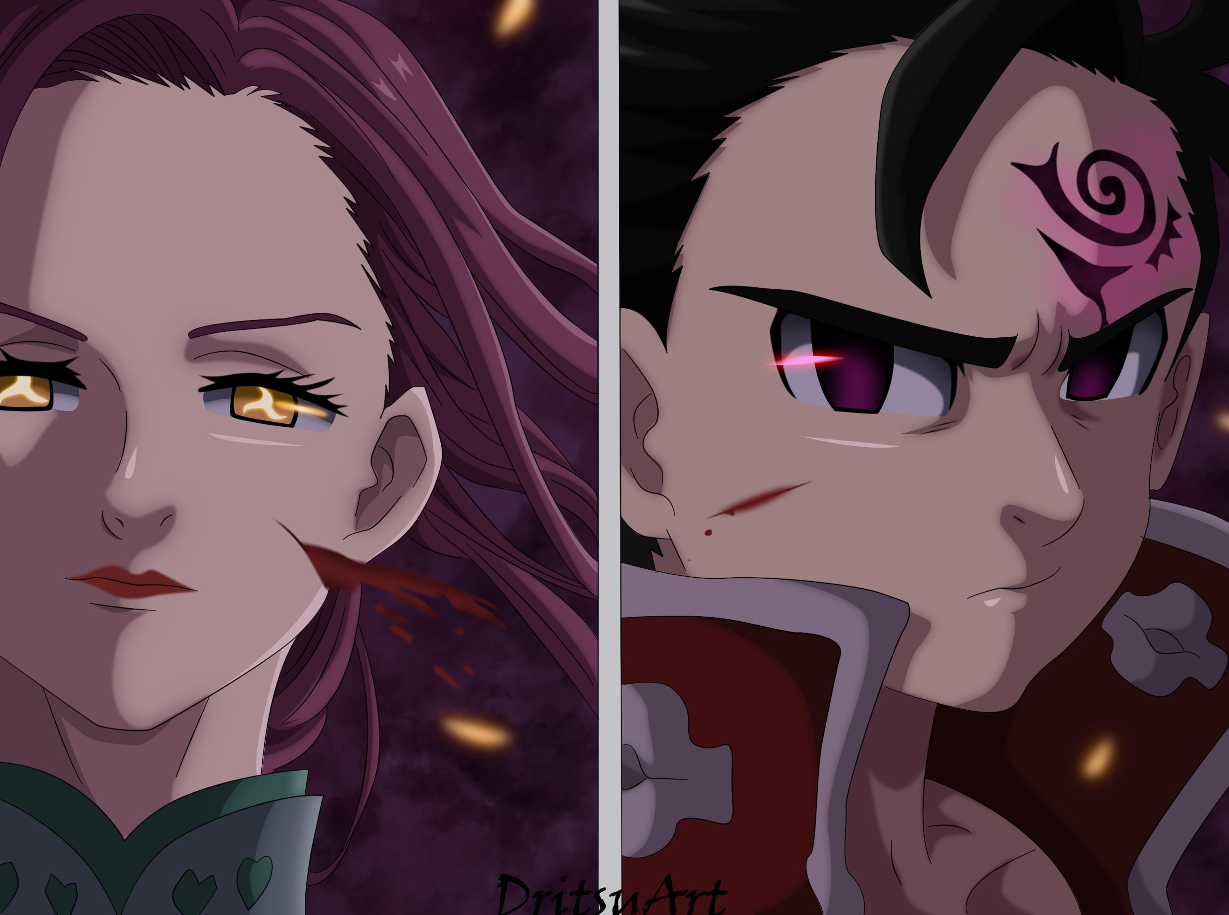 Anime, The Seven Deadly Sins, 1080P, Ryudoshel (The Seven Deadly Sins), Zeldris (The Seven Deadly Sins), HD Wallpaper