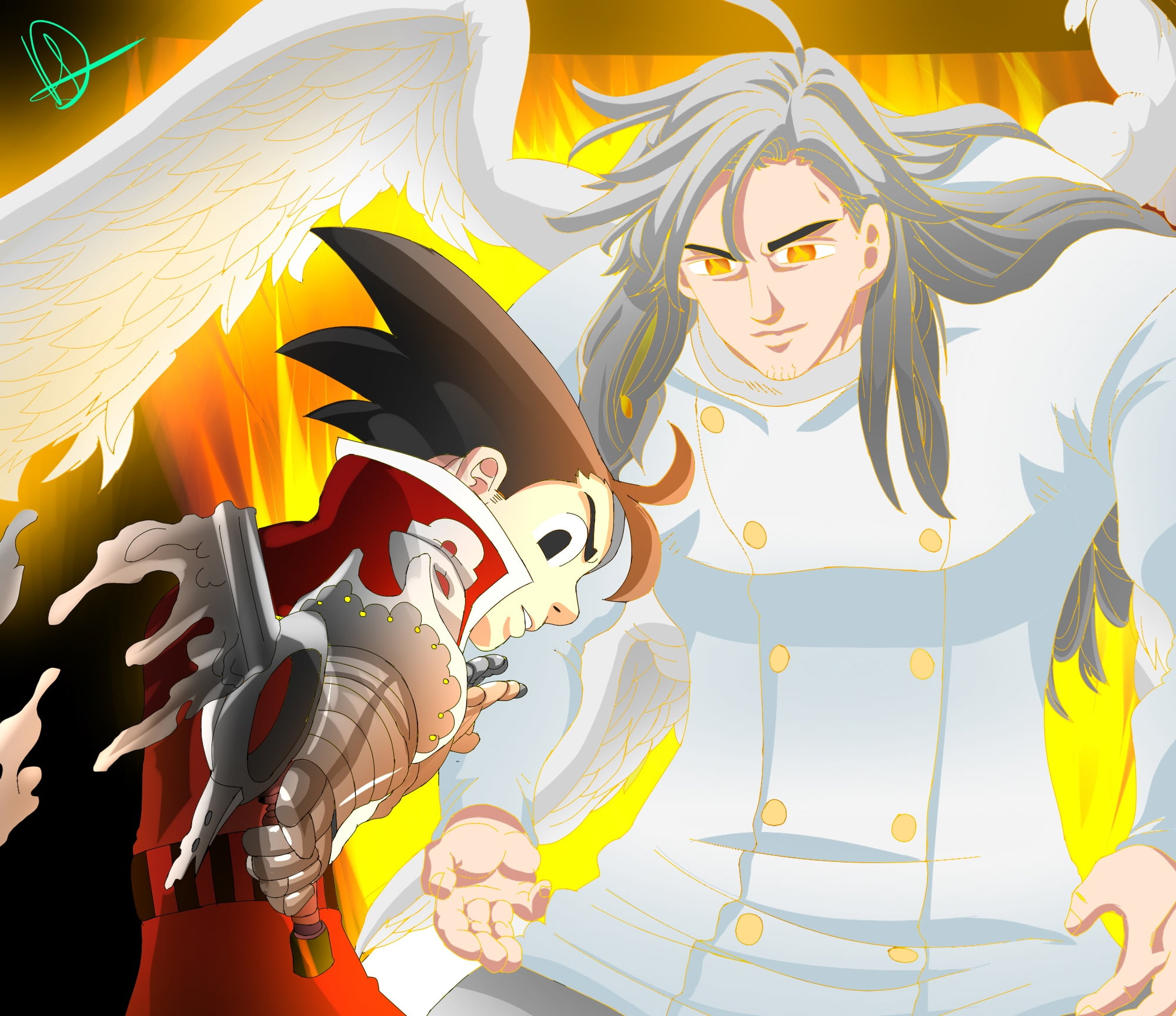 Anime, Zeldris (The Seven Deadly Sins), Mael (The Seven Deadly Sins), The Seven Deadly Sins, 1080P, HD Wallpaper