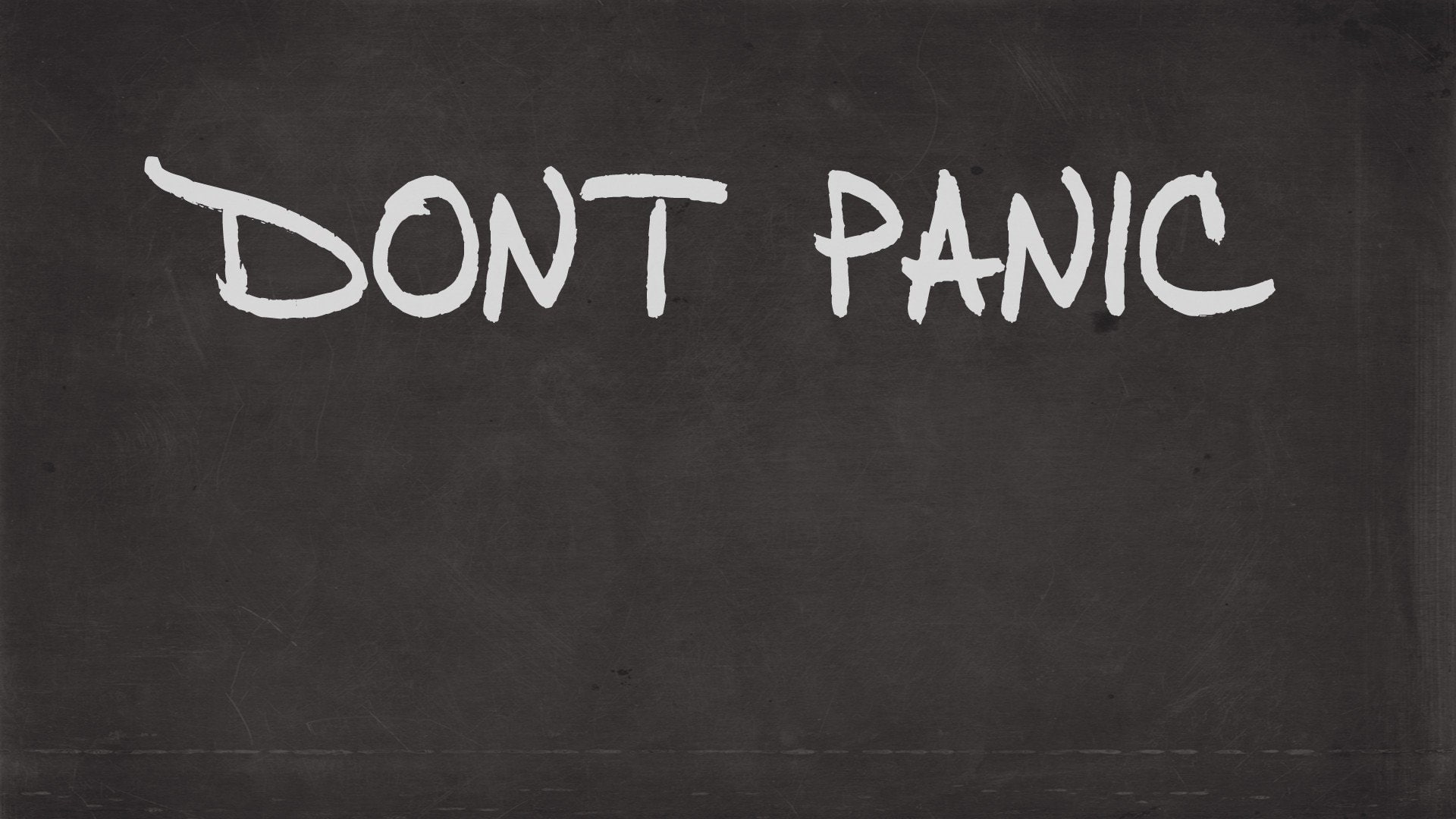 typography, minimalistic, guide, don 039 t, galaxy, 1080P, hitchhikers, graffiti, panic, HD Wallpaper