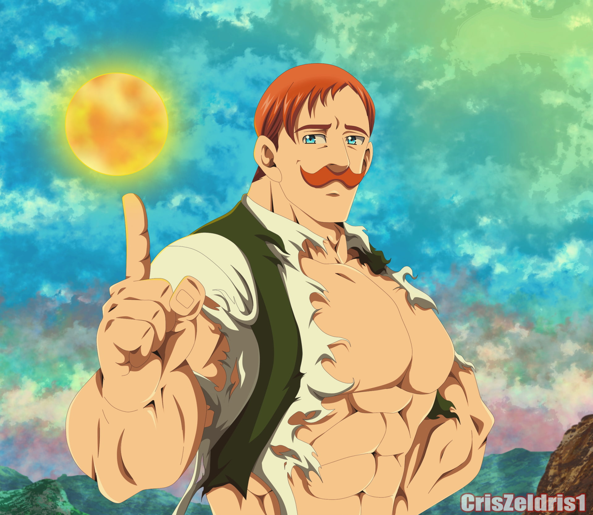 Anime, Escanor (The Seven Deadly Sins), 1080P, The Seven Deadly Sins, HD Wallpaper