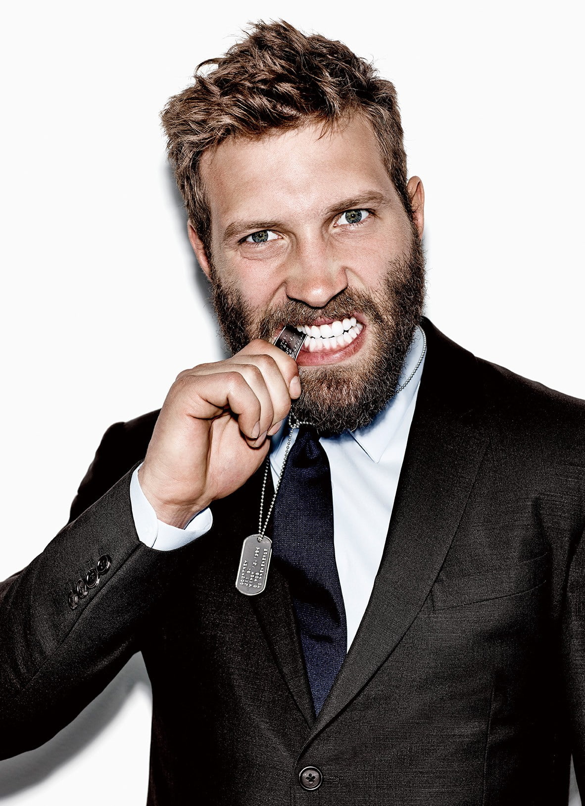 menswear, white background, Jai Courtney, well-dressed, males, businessman, looking at camera, hand, 720P, waist up, business person, facial hair, portrait, Phone HD Wallpaper