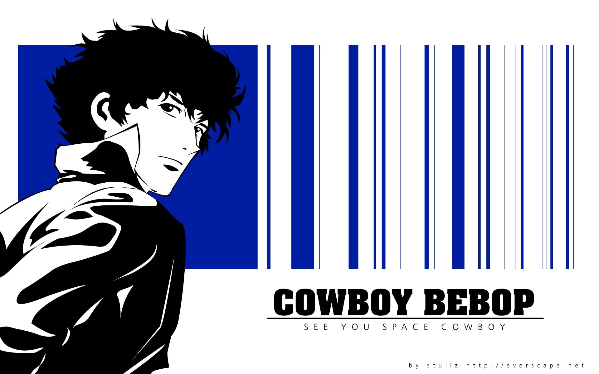 Spike Spiegel, typography, 1080P, Cowboy Bebop, HD Wallpaper