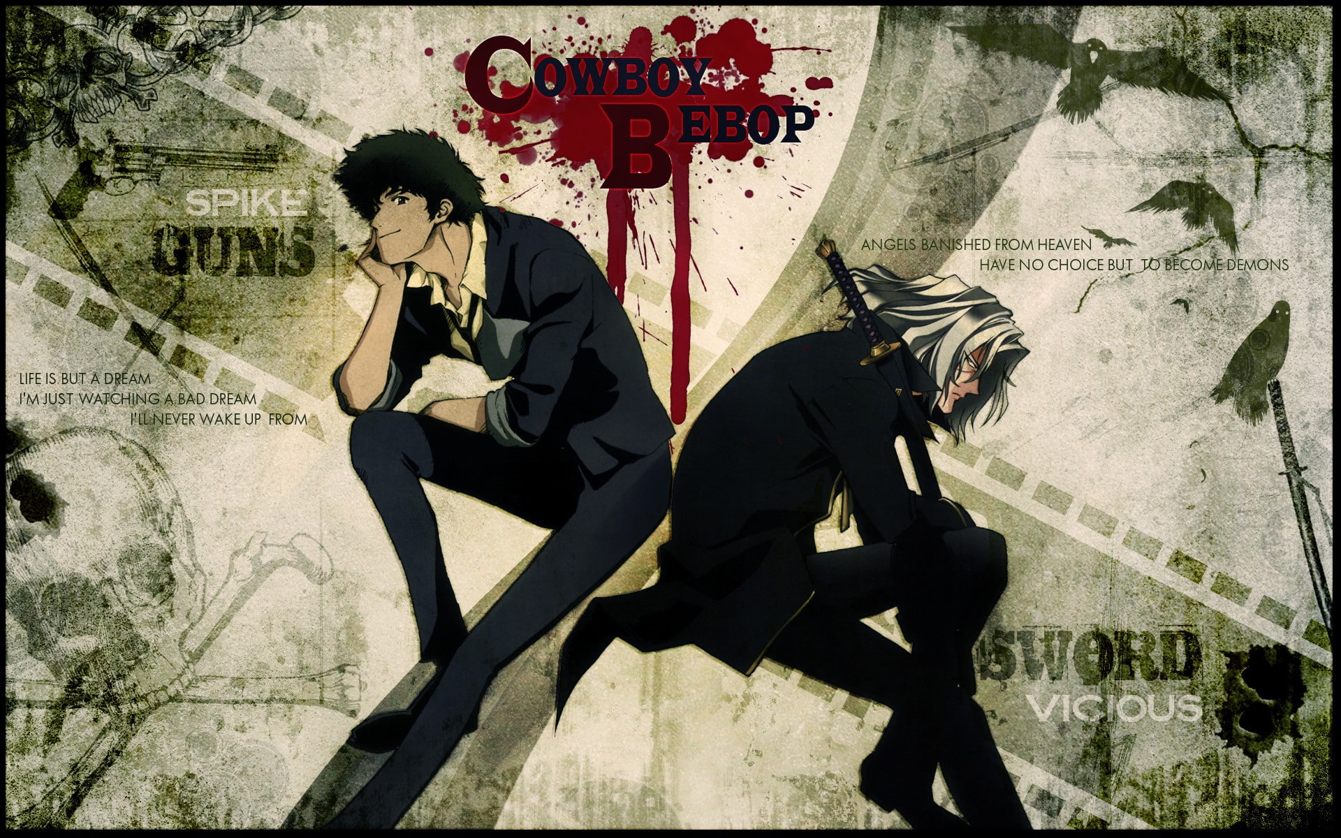anime, Cowboy Bebop, 1080P, Spike Spiegel, HD Wallpaper