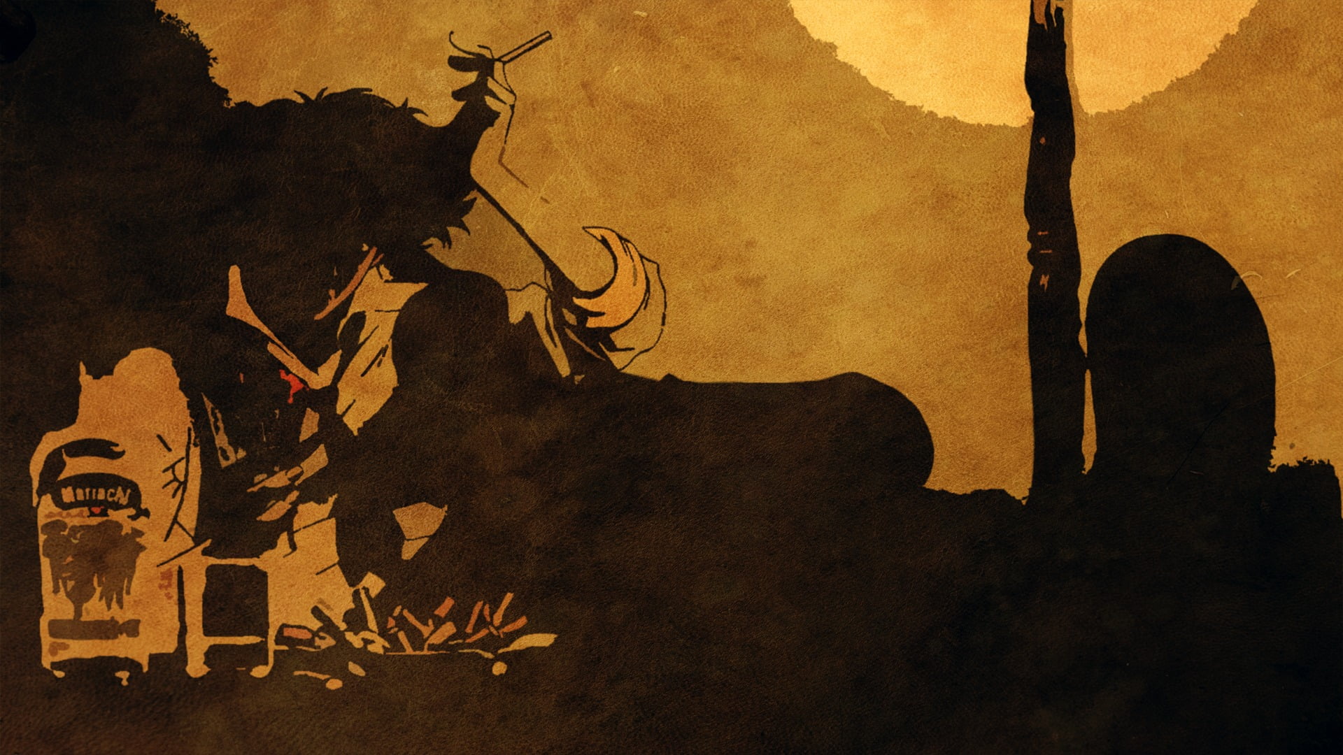 craft, Cowboy Bebop, architecture, night, history, shadow, ancient, the past, human representation, backgrounds, wall - building feature, creativity, belief, HD Wallpaper