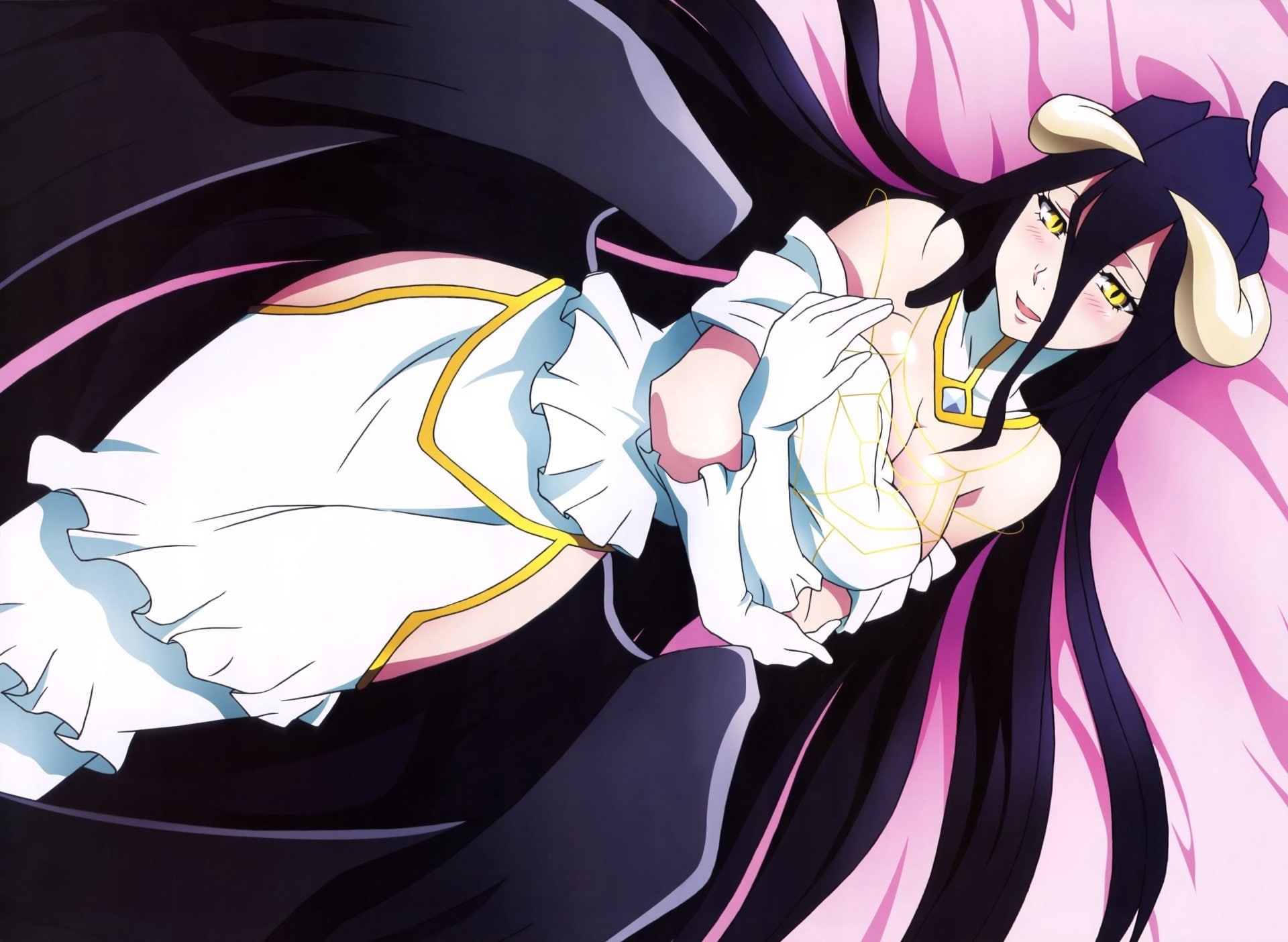 no people, representation, Anime, multi colored, full frame, female likeness, human representation, Overlord, 1080P, day, abstract, close-up, Overlord (Anime), HD Wallpaper