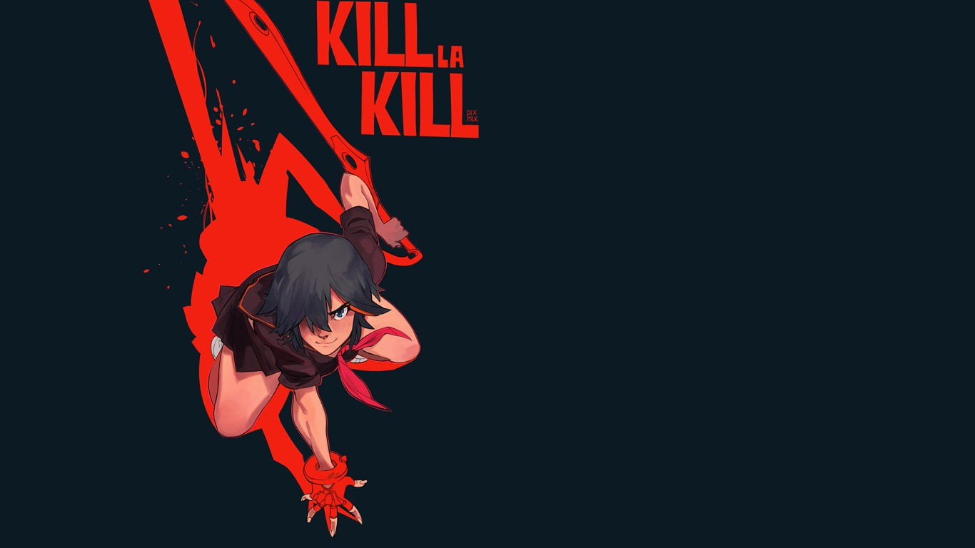 skill, sign, side view, motion, nature, determination, adult, full length, young adult, red, outdoors, studio shot, 720P, sport, agility, Matoi Ryuuko, HD Wallpaper