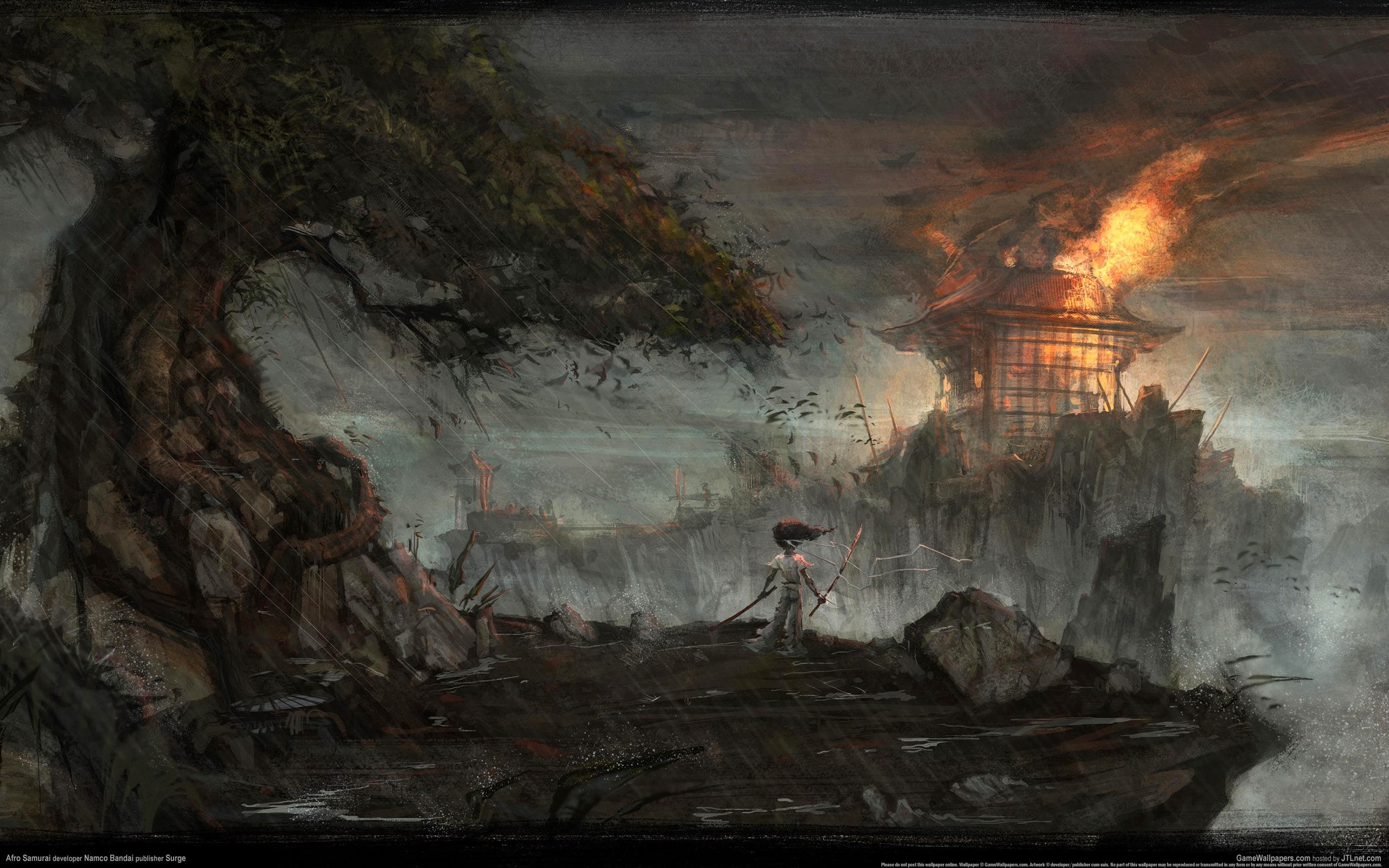 afro samurai, 2K, HD Wallpaper