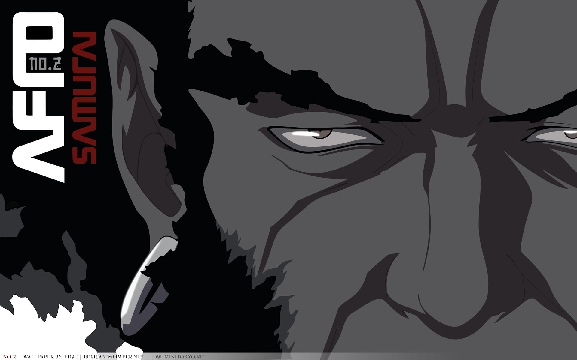 samurai, 1080P, afro, anime, game, HD Wallpaper
