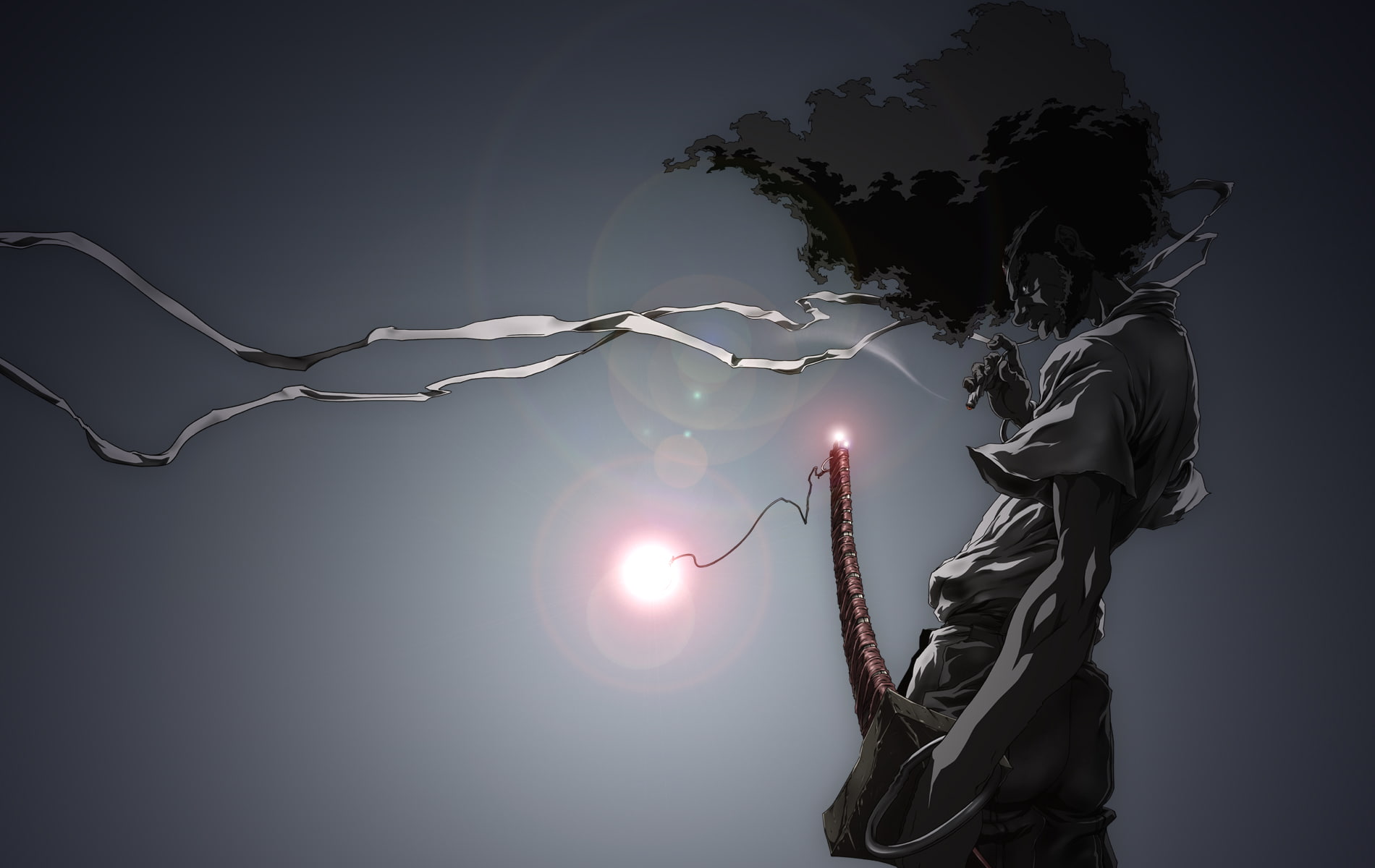 game, afro, samurai, anime, 720P, HD Wallpaper
