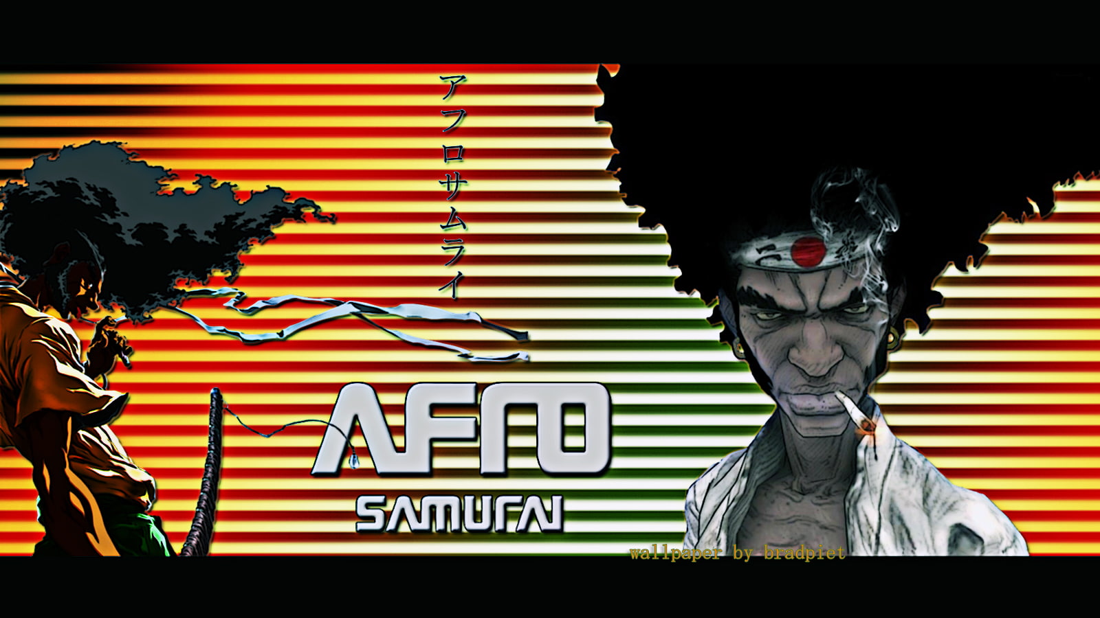 anime, afro, samurai, game, 720P, HD Wallpaper