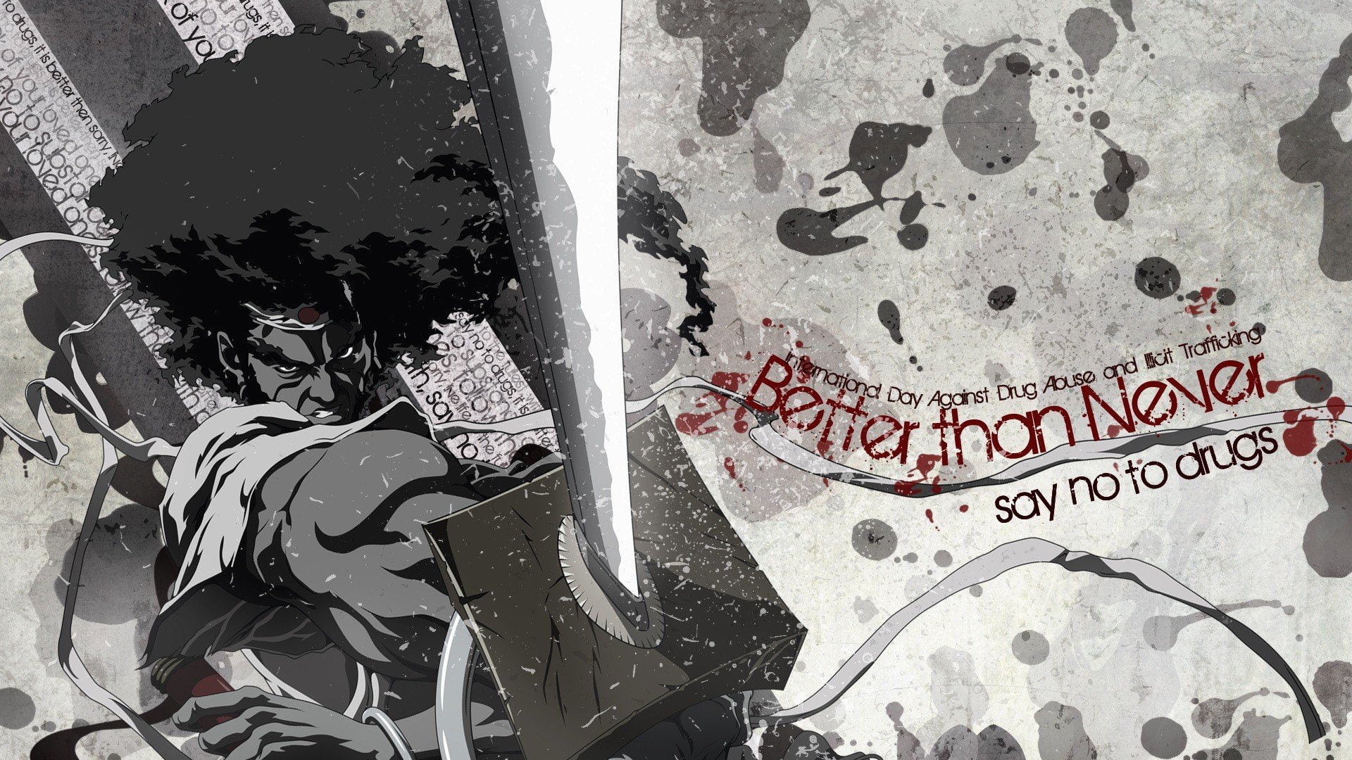 anime, afro, 1080P, samurai, boys, HD Wallpaper