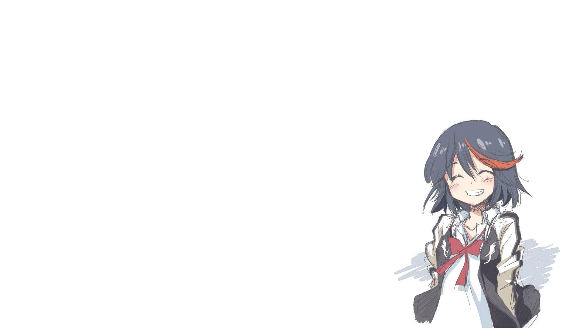 leisure activity, studio shot, winter, Kill la Kill, three quarter length, copy space, front view, nature, cold temperature, standing, young women, young adult, HD Wallpaper