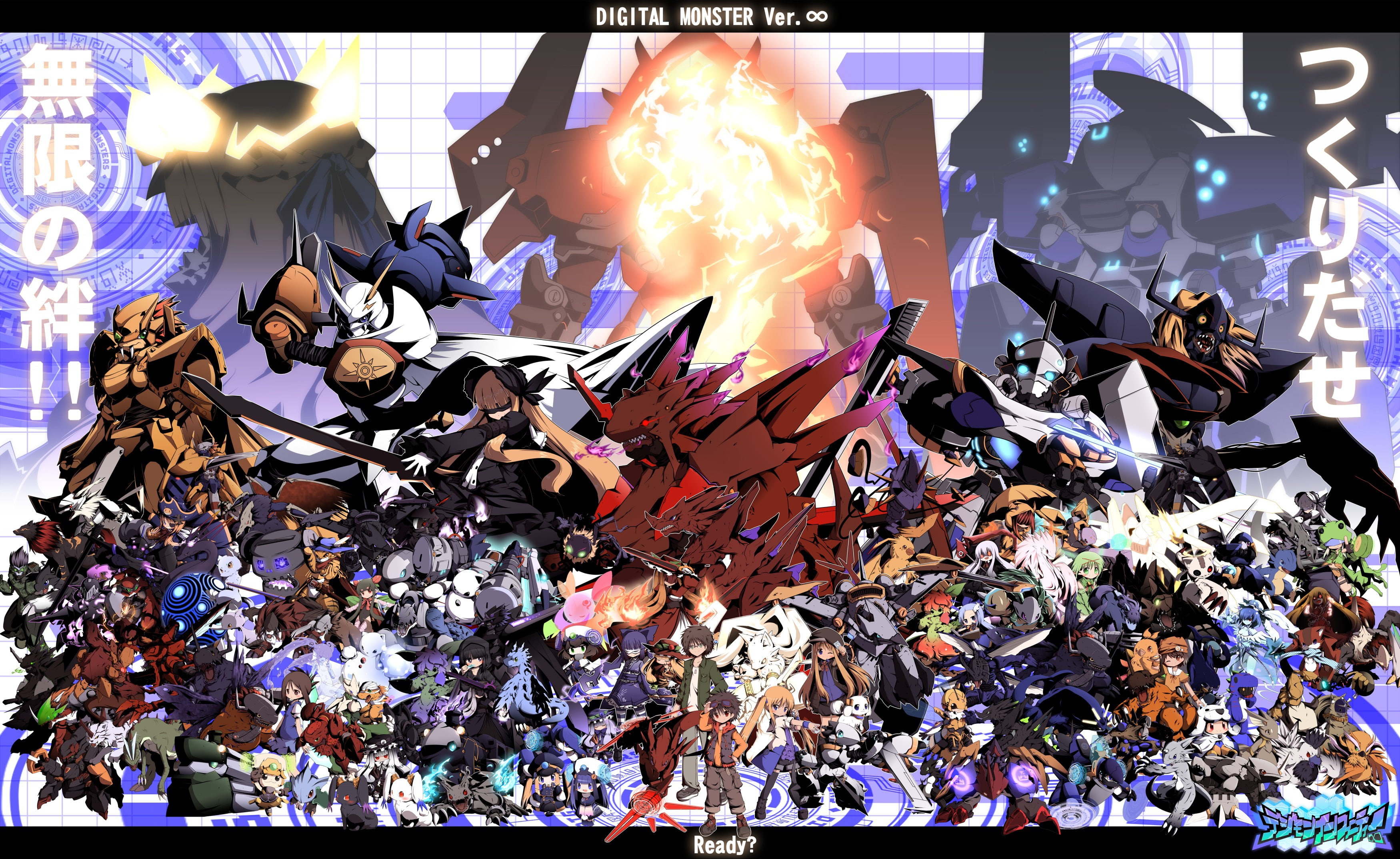 digimon, art, x, 2K, anime, hd, HD Wallpaper