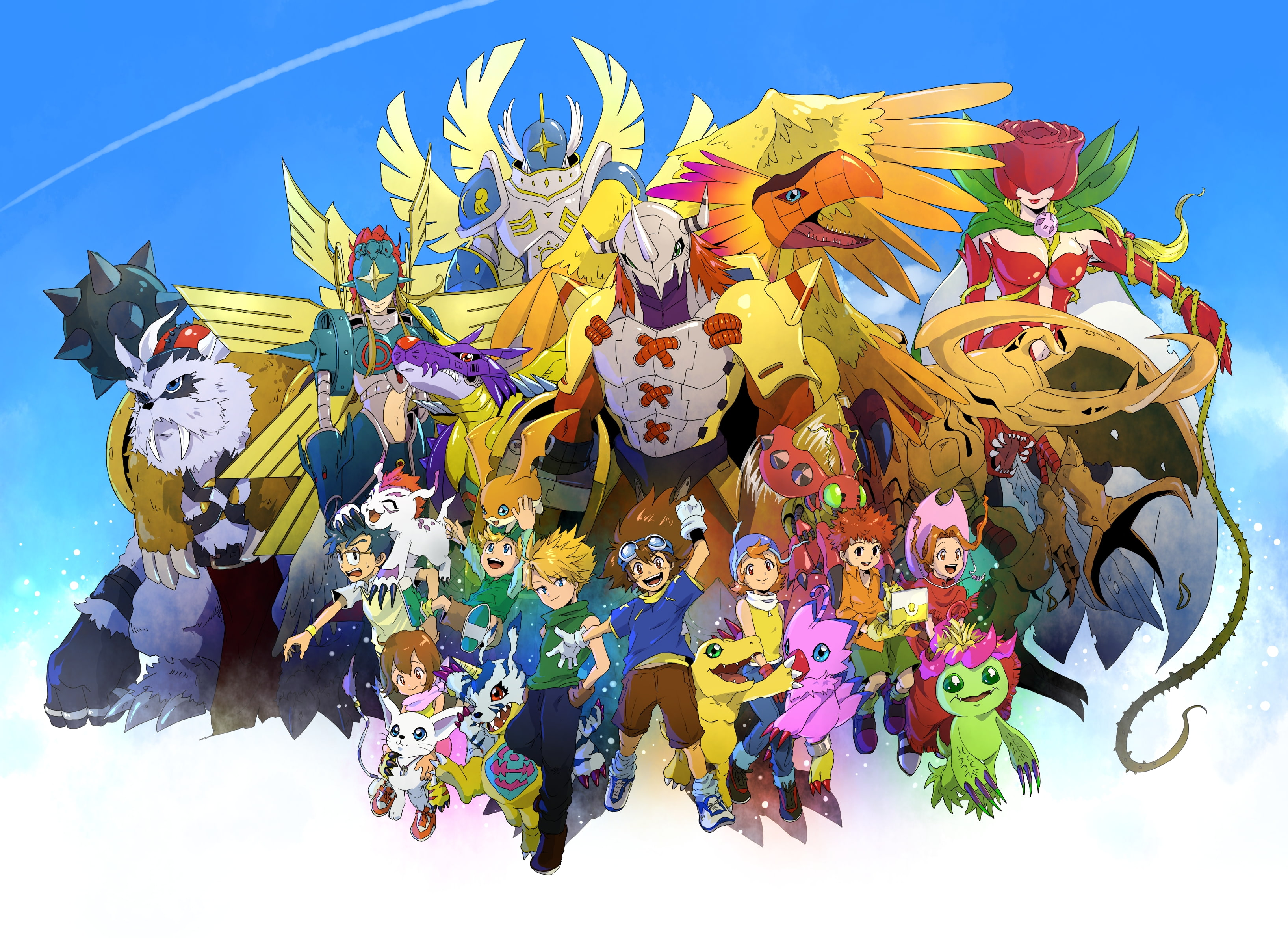 digimon, 2K, HD Wallpaper