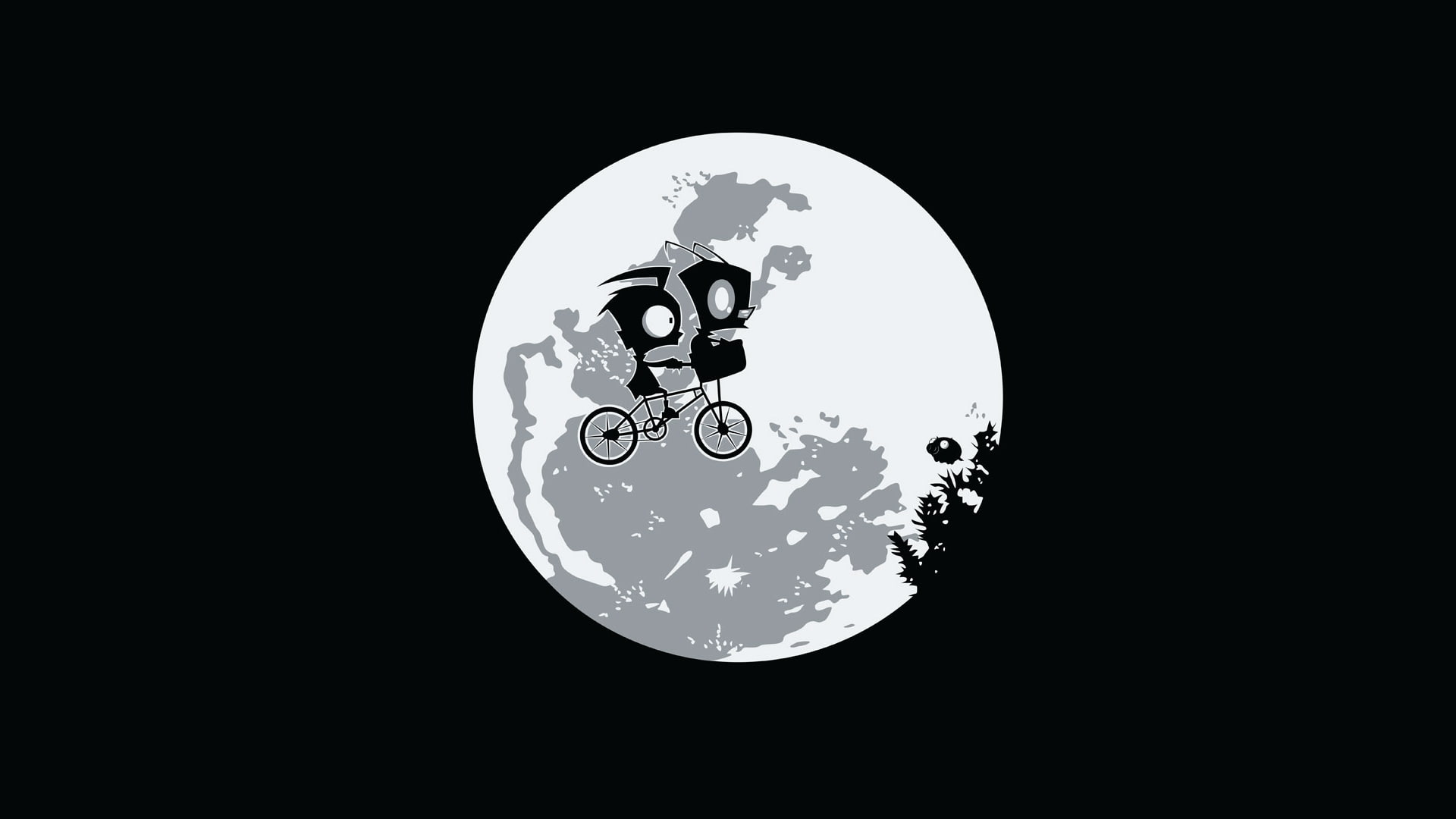Invader Zim, Moon, 1080P, HD Wallpaper