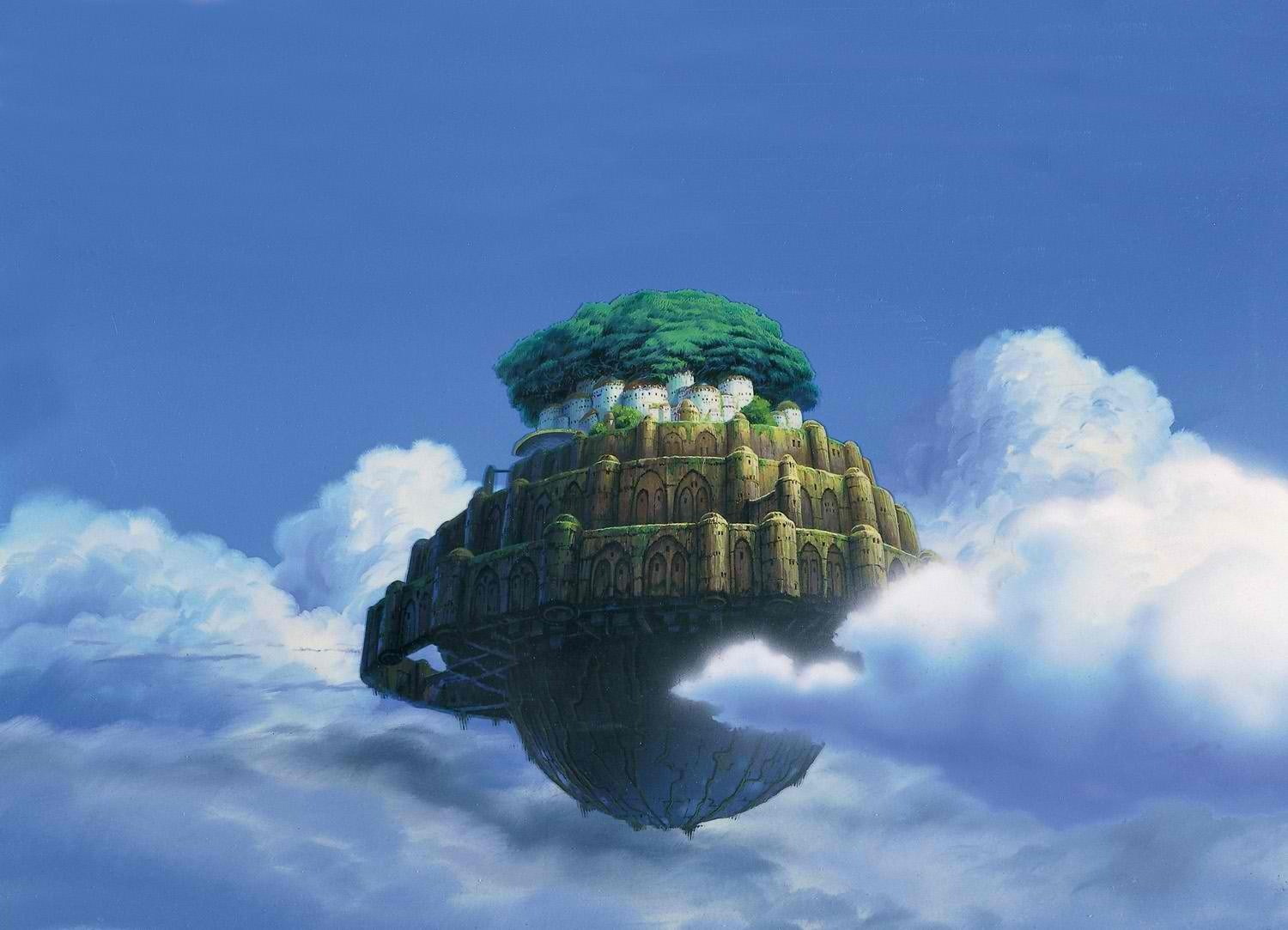laputa castle in the sky, 720P, HD Wallpaper
