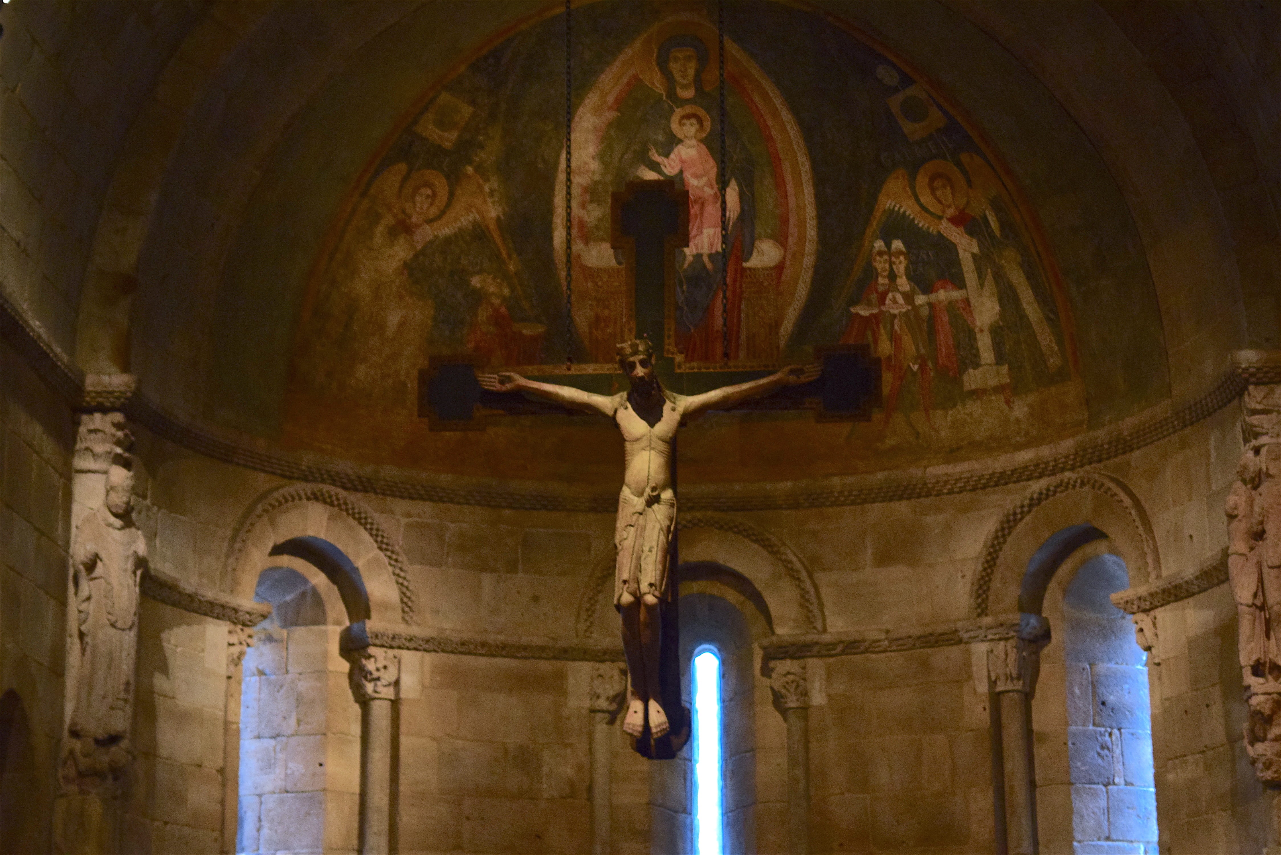Building, no people, cross, church, famous Place, belief, stone, christianity, traditional, religion, landmark, europe, artwork, altar, culture, architectural column, HD Wallpaper
