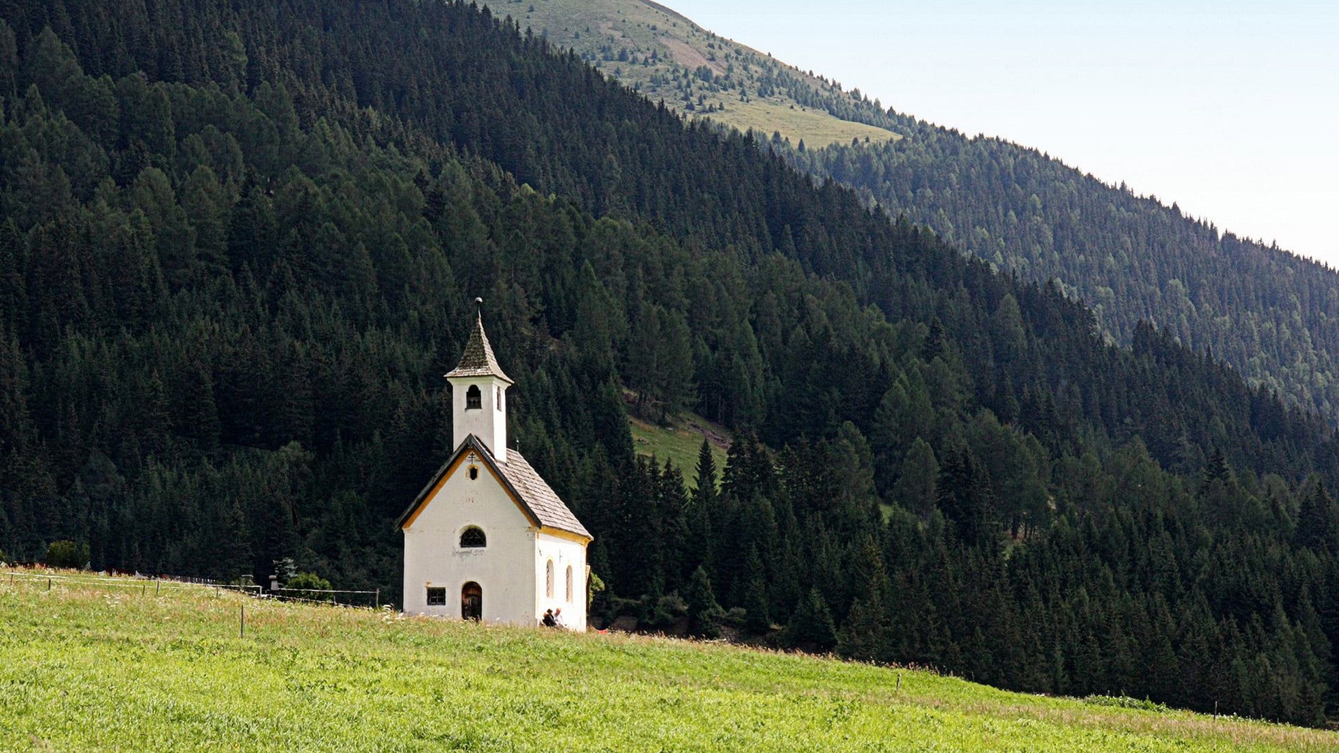 culture, structure, alp, travel, tourism, farm building, mountain, russia, 1080P, no people, spire, plant, outdoors, st, faith, europe, religion, christianity, HD Wallpaper