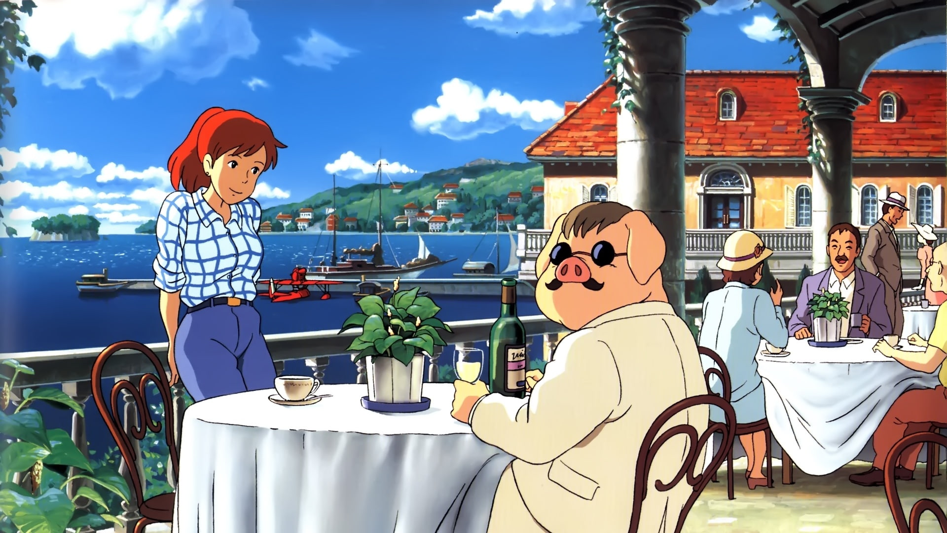 rosso, porco, 1080P, ghibli, HD Wallpaper