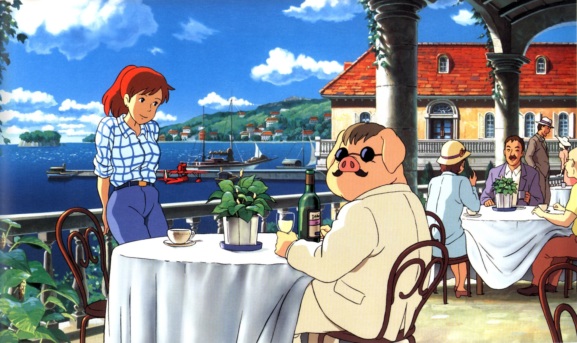 Porco Rosso, Movie, 1080P, HD Wallpaper