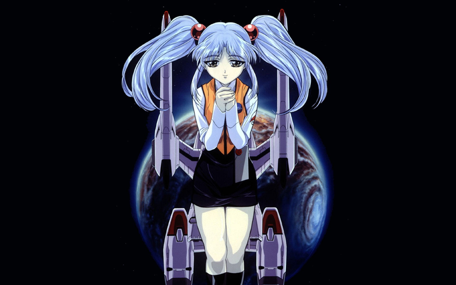 Martian Successor Nadesico, Ruri Hoshino, Misumaru Yurika, 1080P, mech, HD Wallpaper