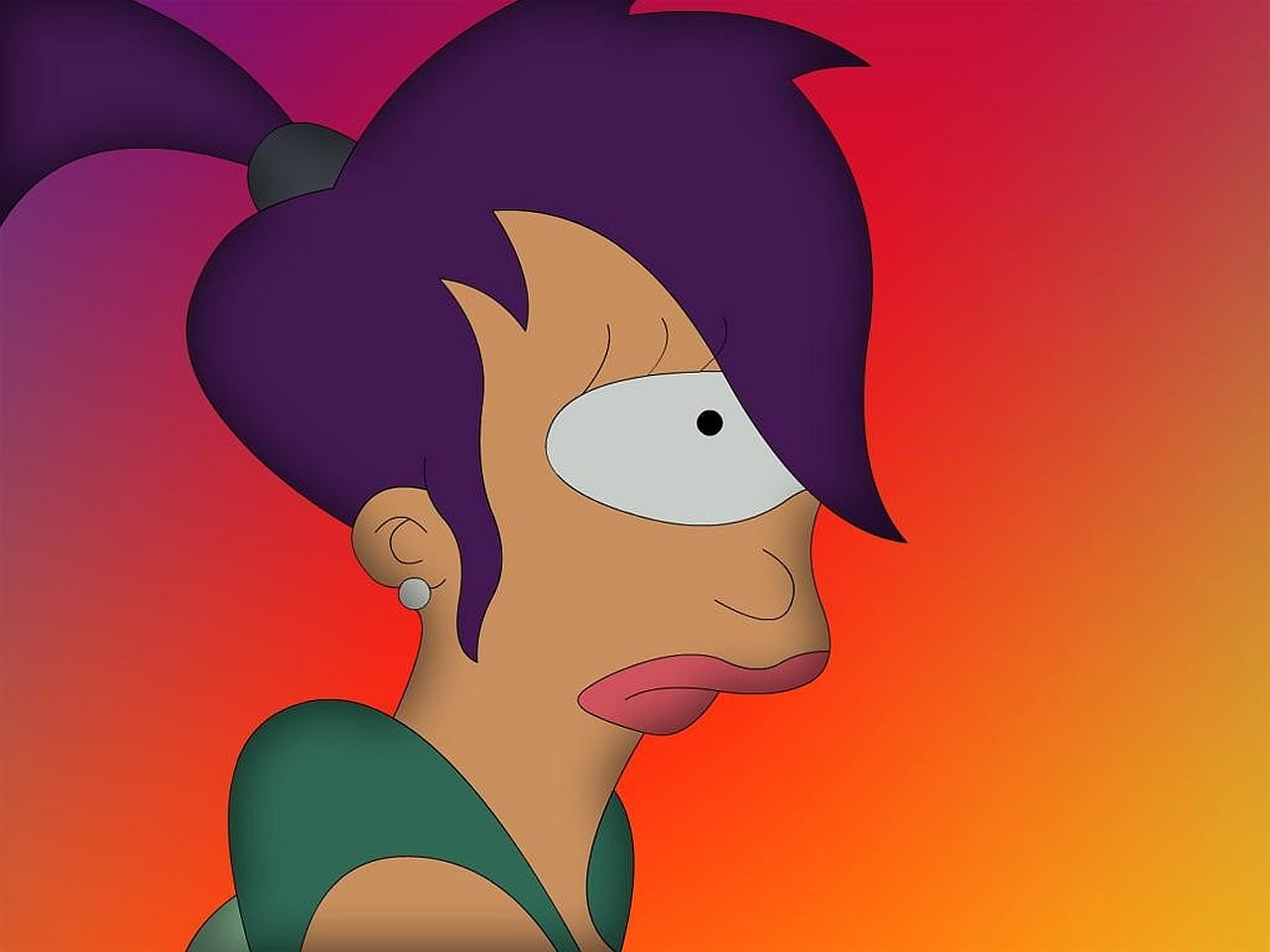 Leela (Futurama), Futurama, 720P, HD Wallpaper