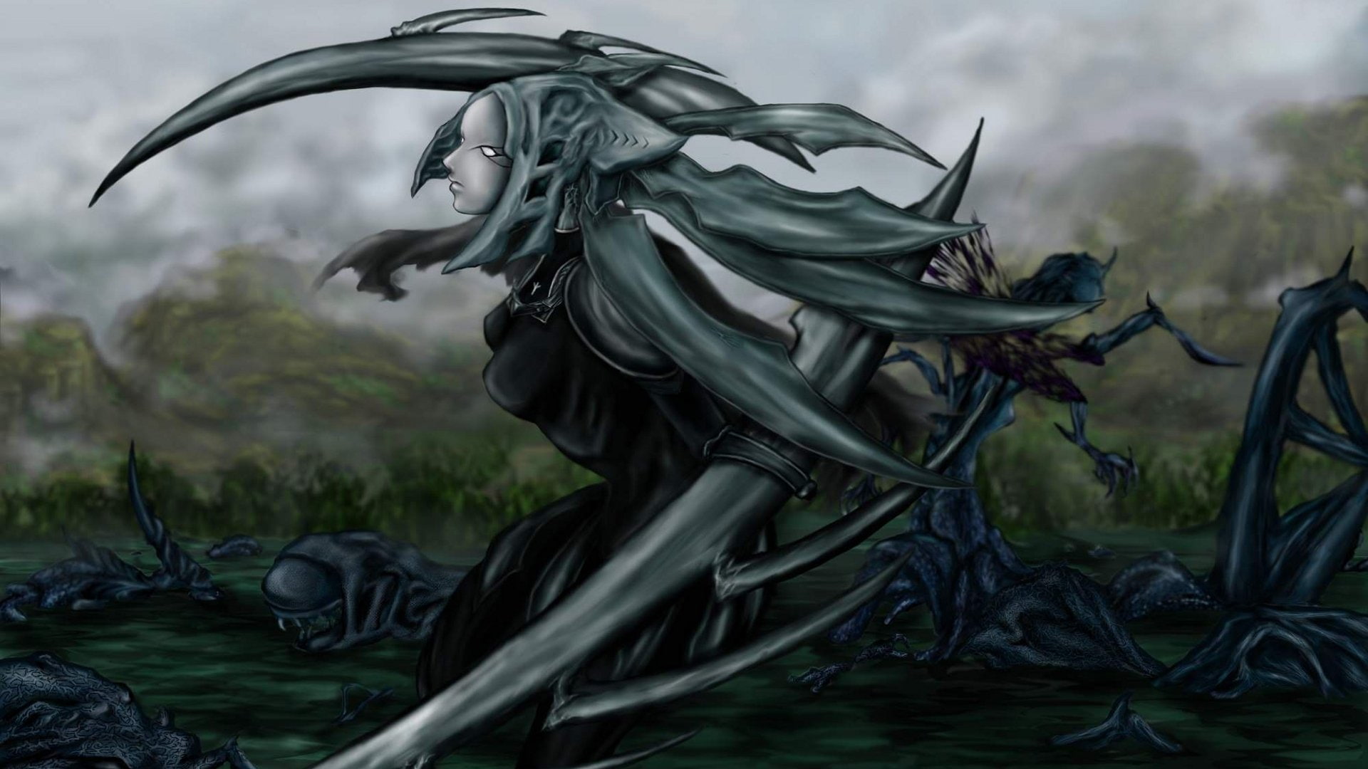 1080P, Claymore, Anime, Alicia (Claymore), HD Wallpaper