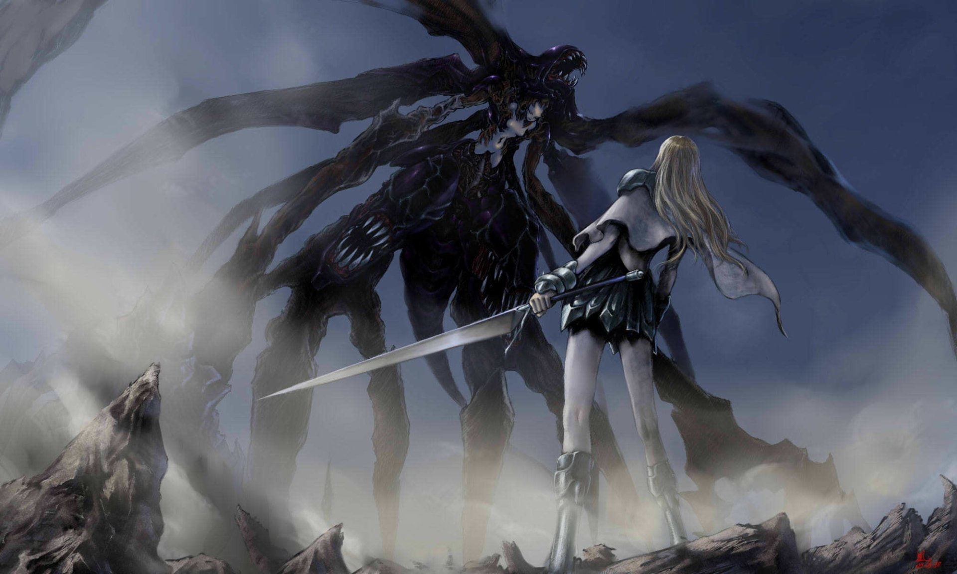 Claymore, Monster, 1080P, Anime, HD Wallpaper