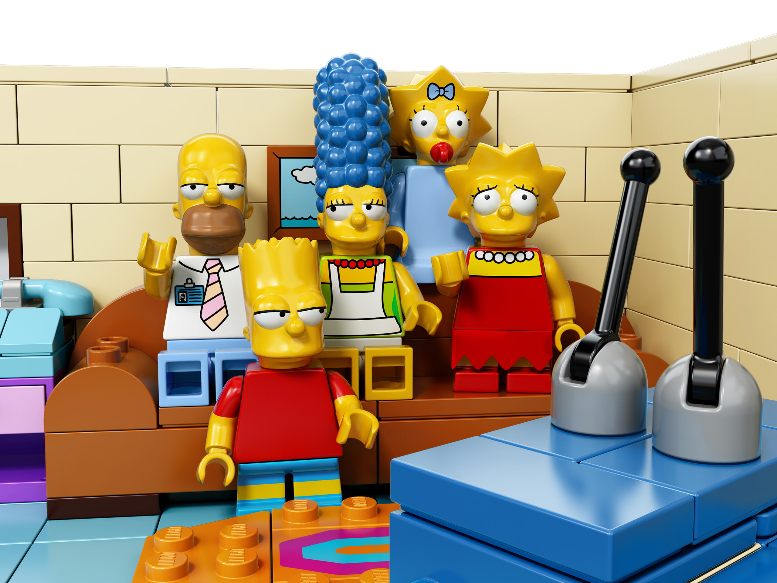 hd, the, simpsons, 2K, lego, cartoon/comic, HD Wallpaper