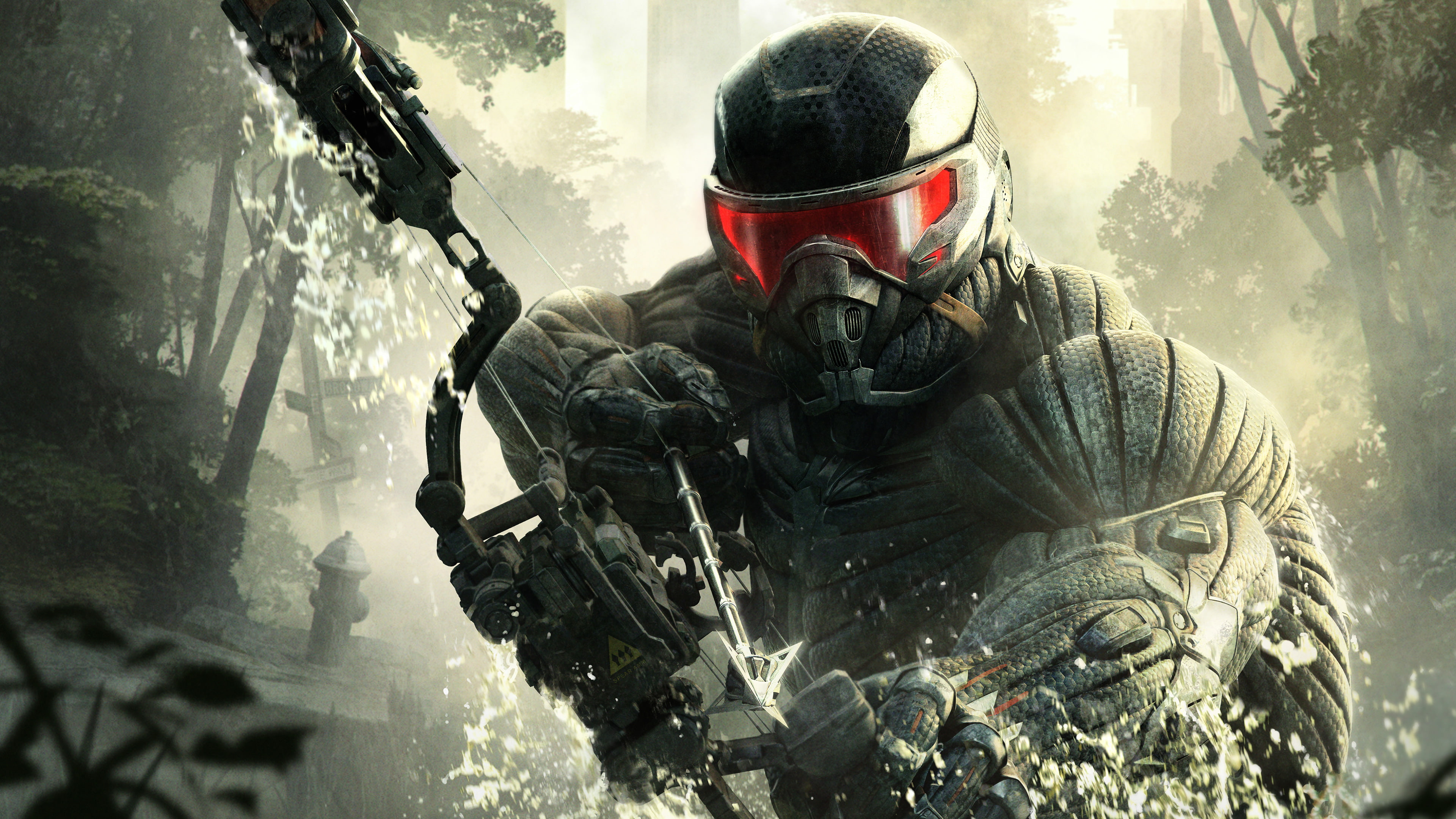 Arrow, 4K, digital, halo, Bow, Crysis 3, HD Wallpaper