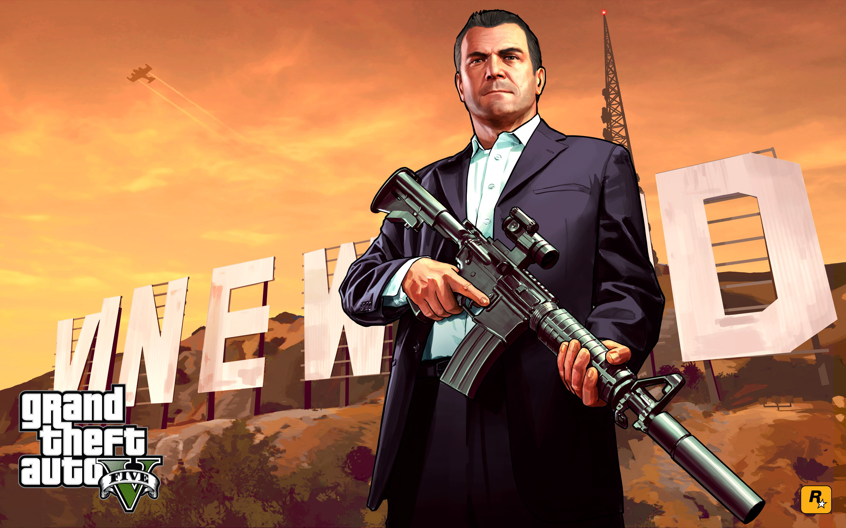 2K, gta, weapons, grand, rifle, guns, auto, theft, HD Wallpaper