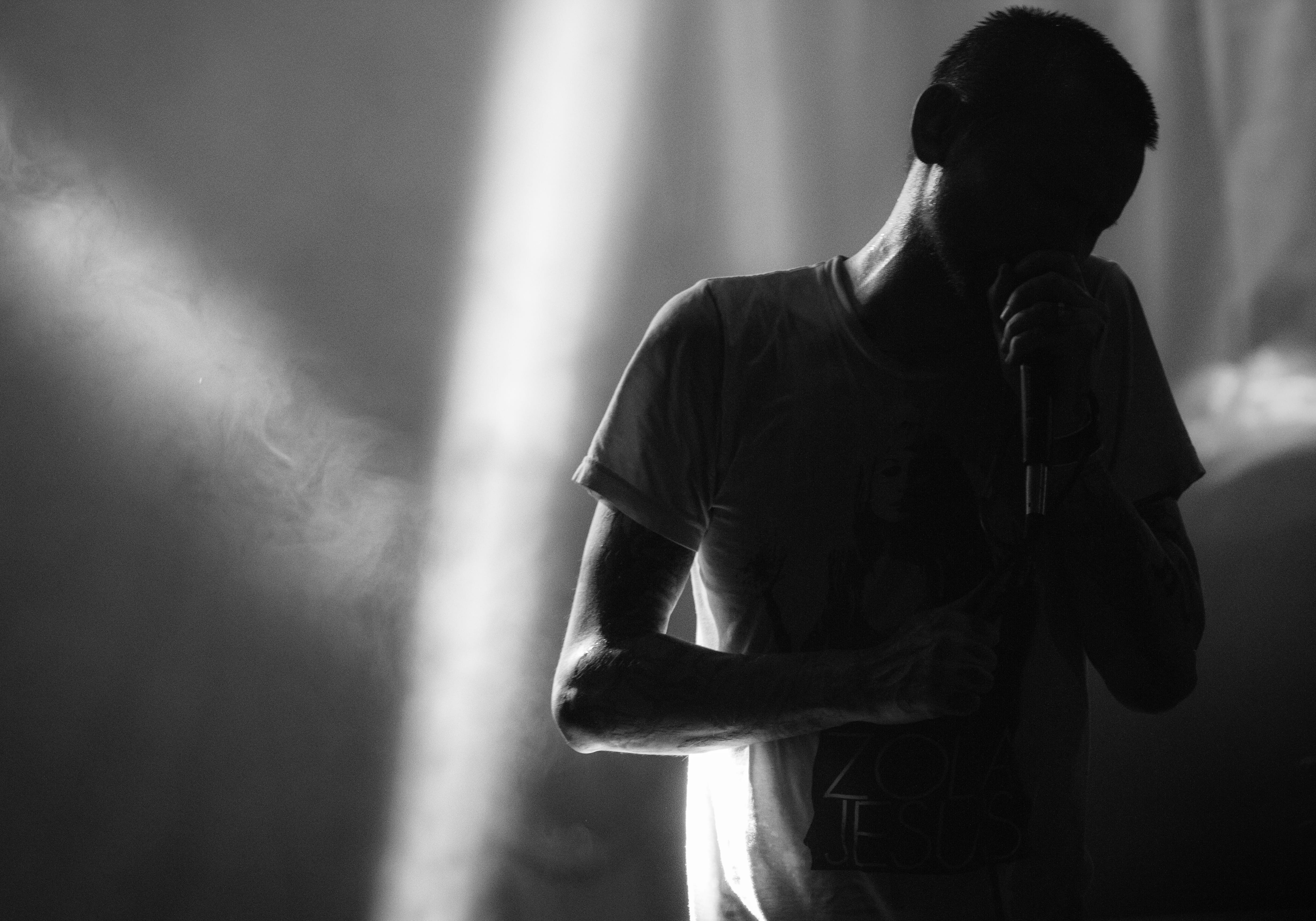 bandw, standing, united states, moody, music, occupation, houston, lighting, performance, bw, young adult, adult, three quarter length, indoors, waist up, HD Wallpaper
