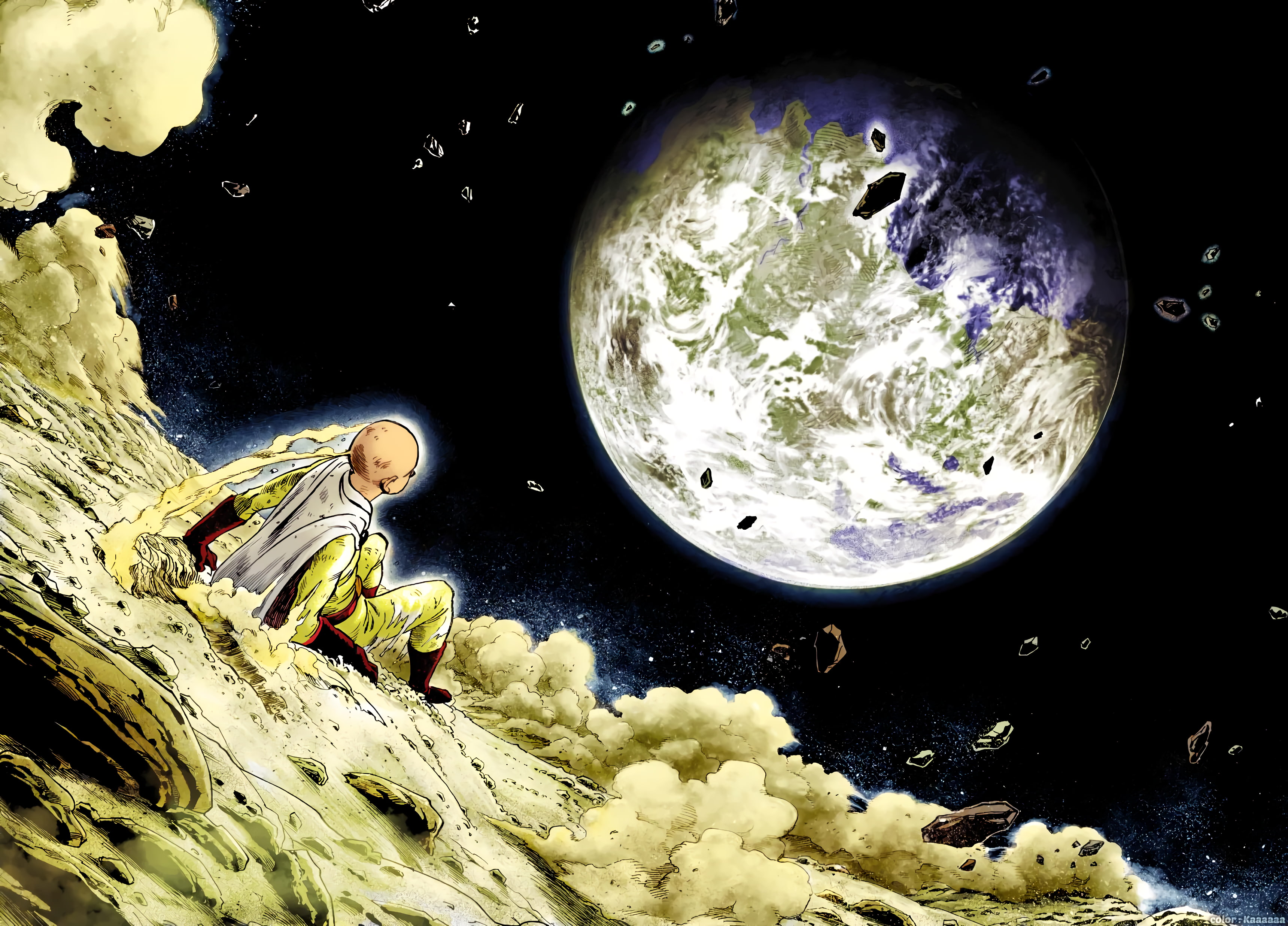 animals in the wild, sphere, astronomy, day, space, high angle view, space exploration, planet - space, digital composite, dark background, One-Punch Man, HD Wallpaper