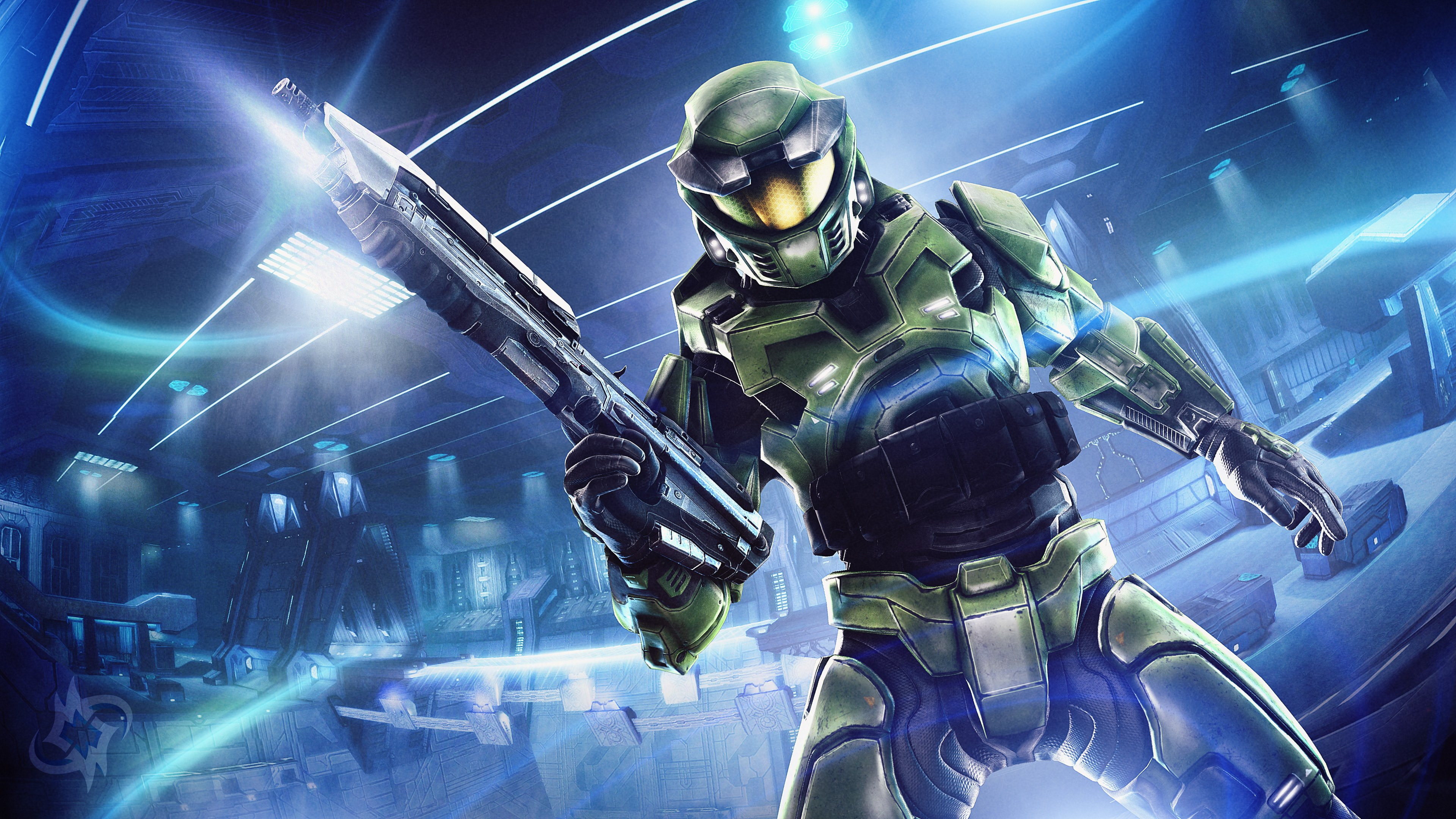 4K, Cortana, Halo, Soldier, HD Wallpaper
