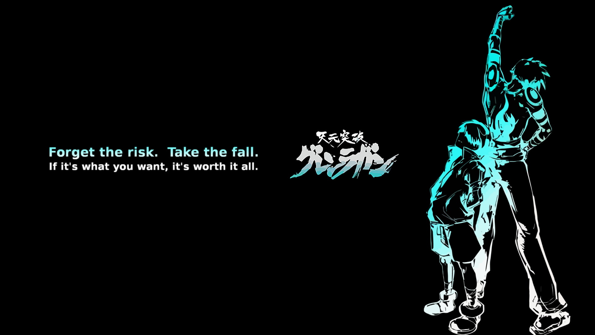 motivational, Kamina, Simon, 1080P, Tengen Toppa Gurren Lagann, HD Wallpaper