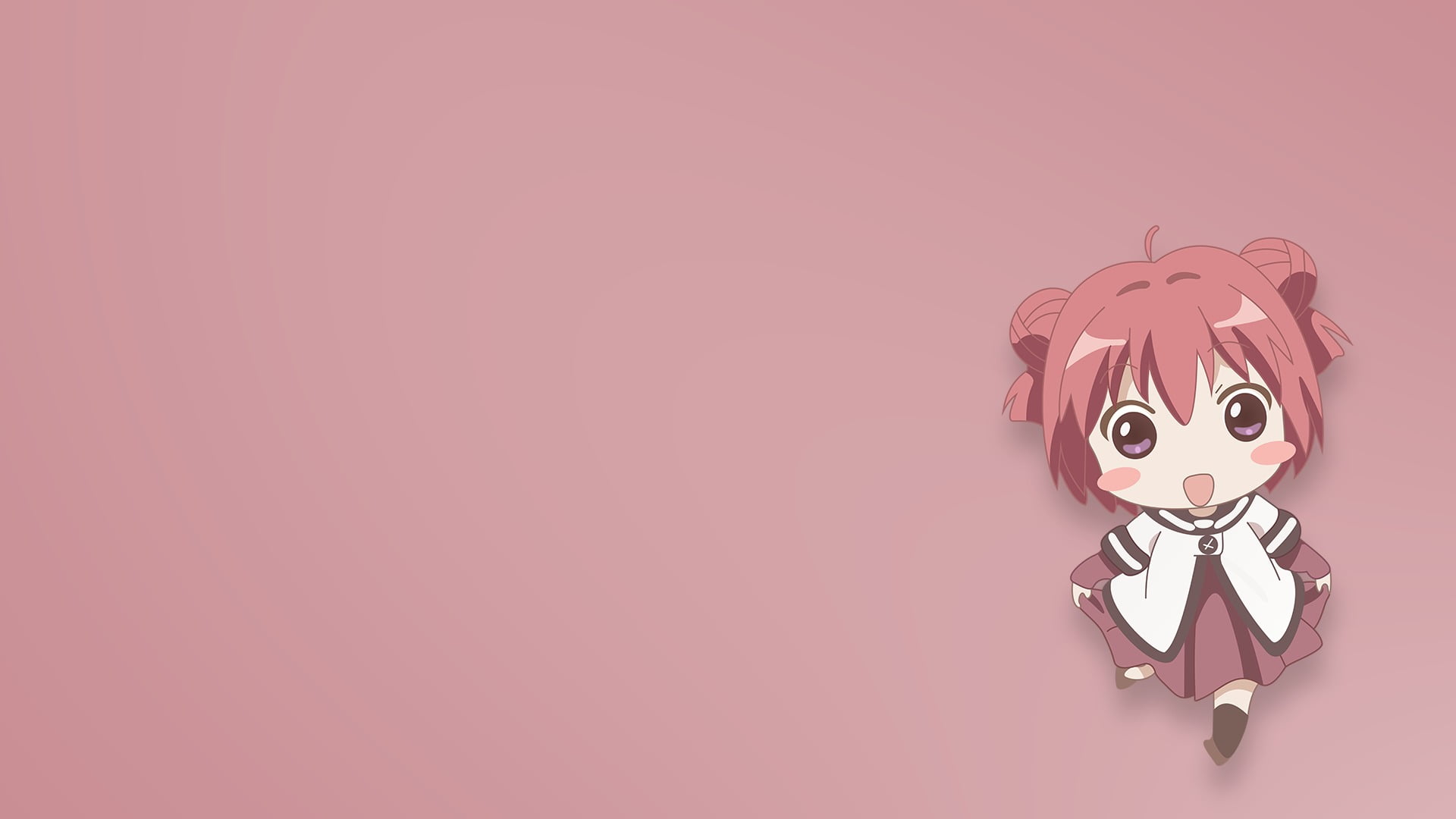 anime girls, toy, studio shot, copy space, colored background, art and craft, 1080P, creativity, close-up, still life, indoors, Akaza Akari, Yuru Yuri, HD Wallpaper