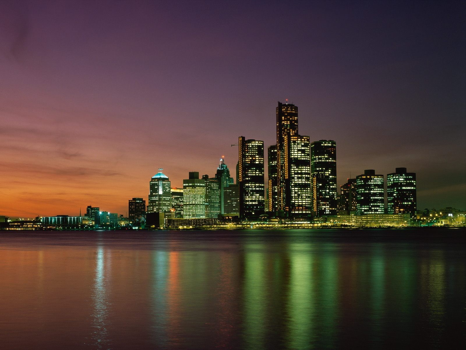 USA, 720P, city, Detroit, cityscape, HD Wallpaper