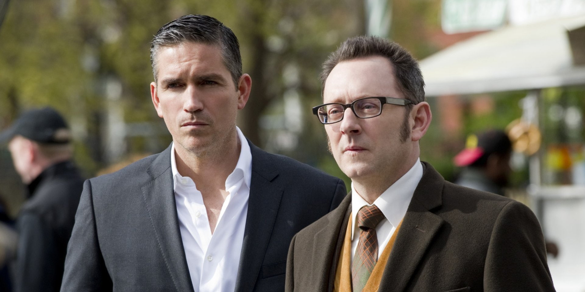 Jim Caviezel, 1080P, TV Show, Person Of Interest, Michael Emerson, HD Wallpaper
