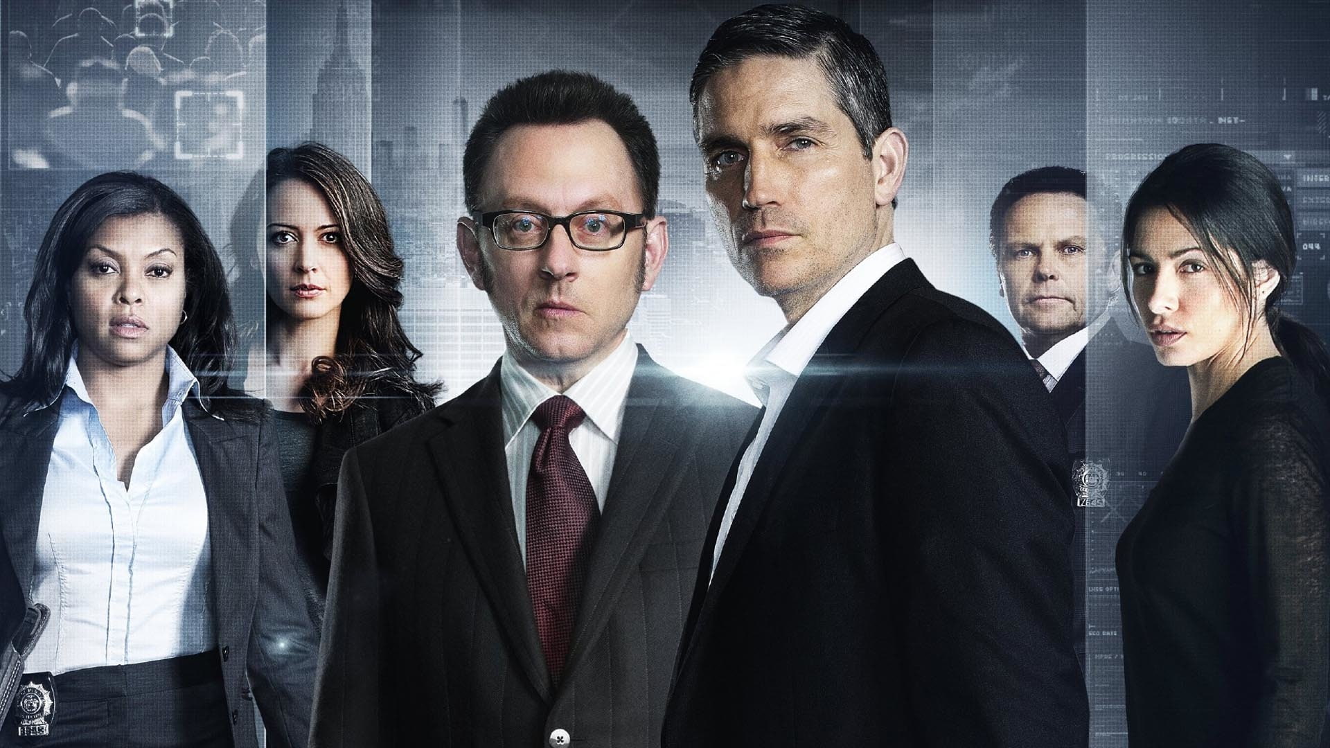 mature men, 1080P, men, Person Of Interest, indoors, Jim Caviezel, young adult, TV Show, business person, males, businesswoman, office, Kevin Chapman, HD Wallpaper