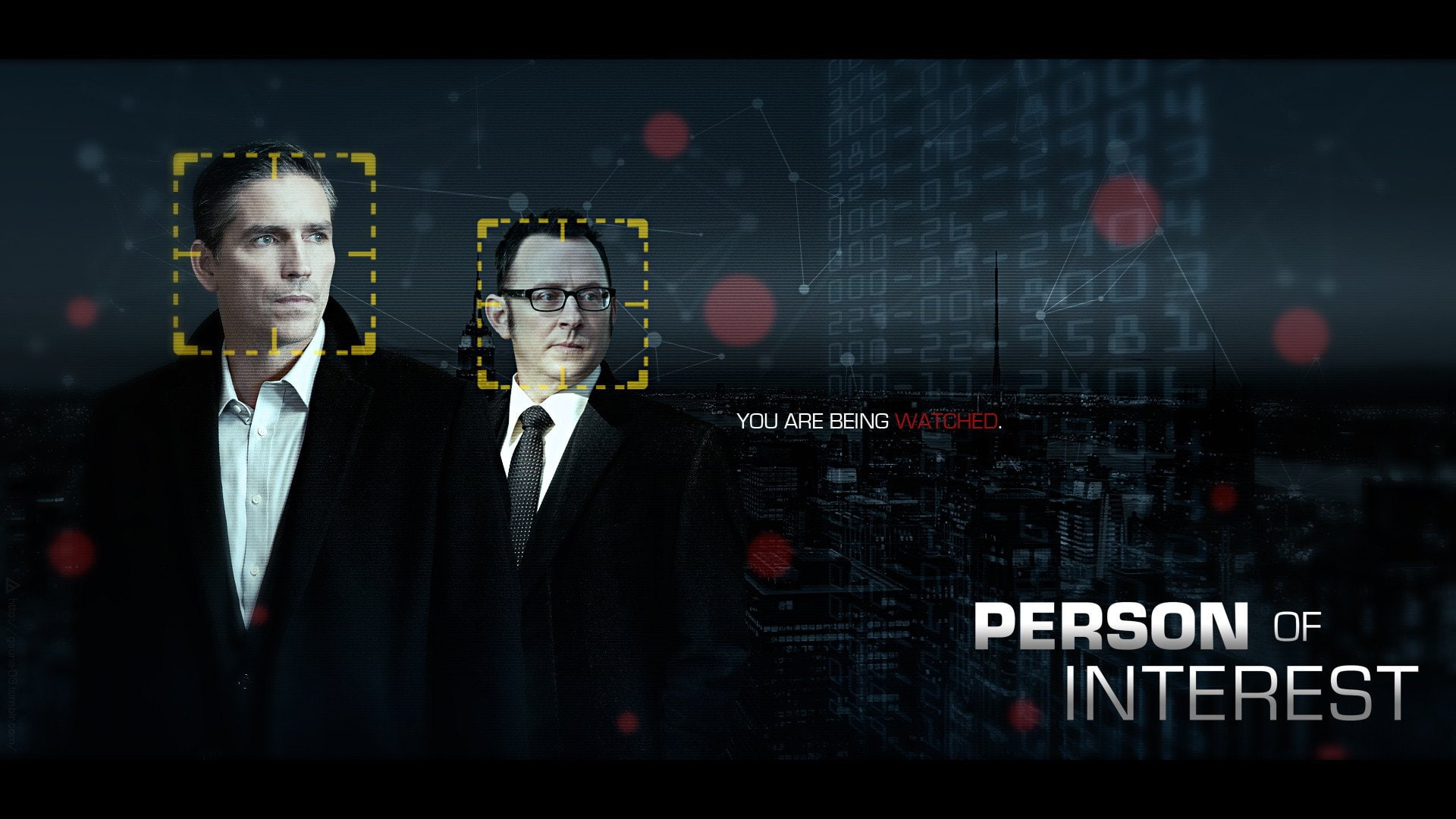 waist up, 1080P, two people, arts culture and entertainment, mid adult men, suit, males, night, Michael Emerson, men, mid adult, serious, adult, standing, HD Wallpaper
