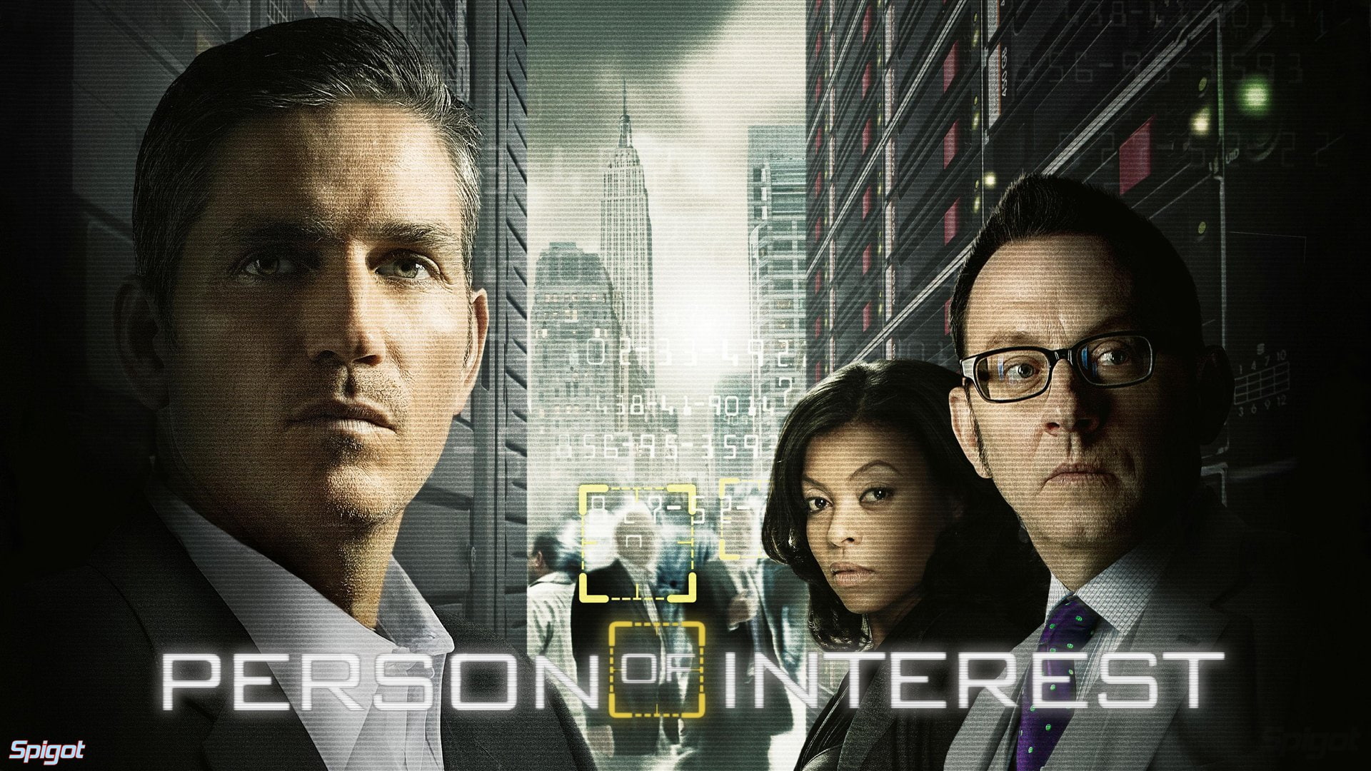 Jim Caviezel, TV Show, 1080P, Person Of Interest, Taraji P. Henson, Michael Emerson, HD Wallpaper